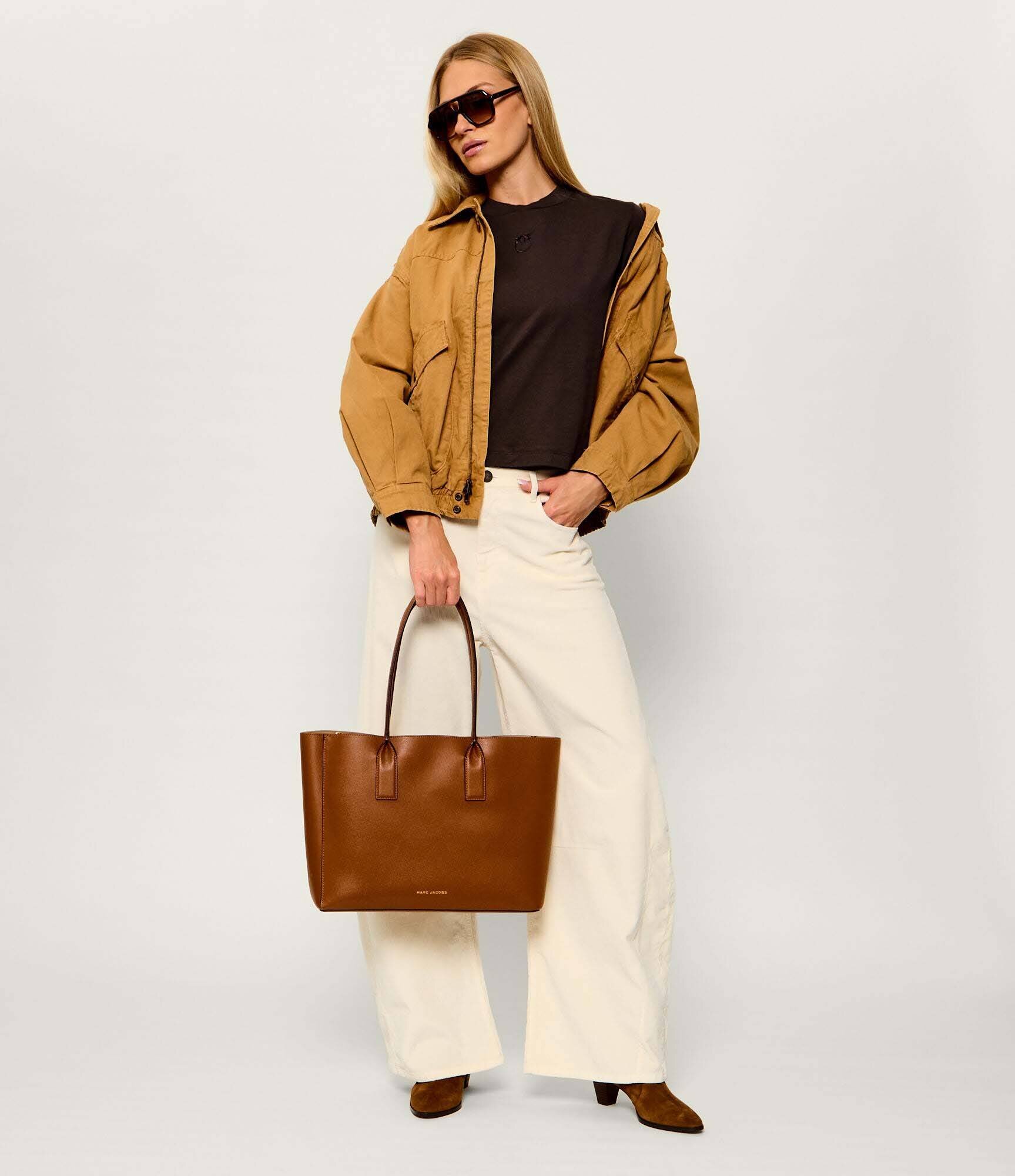 MARC JACOBS De piele geantă shopper Pop J Marc Work Tote