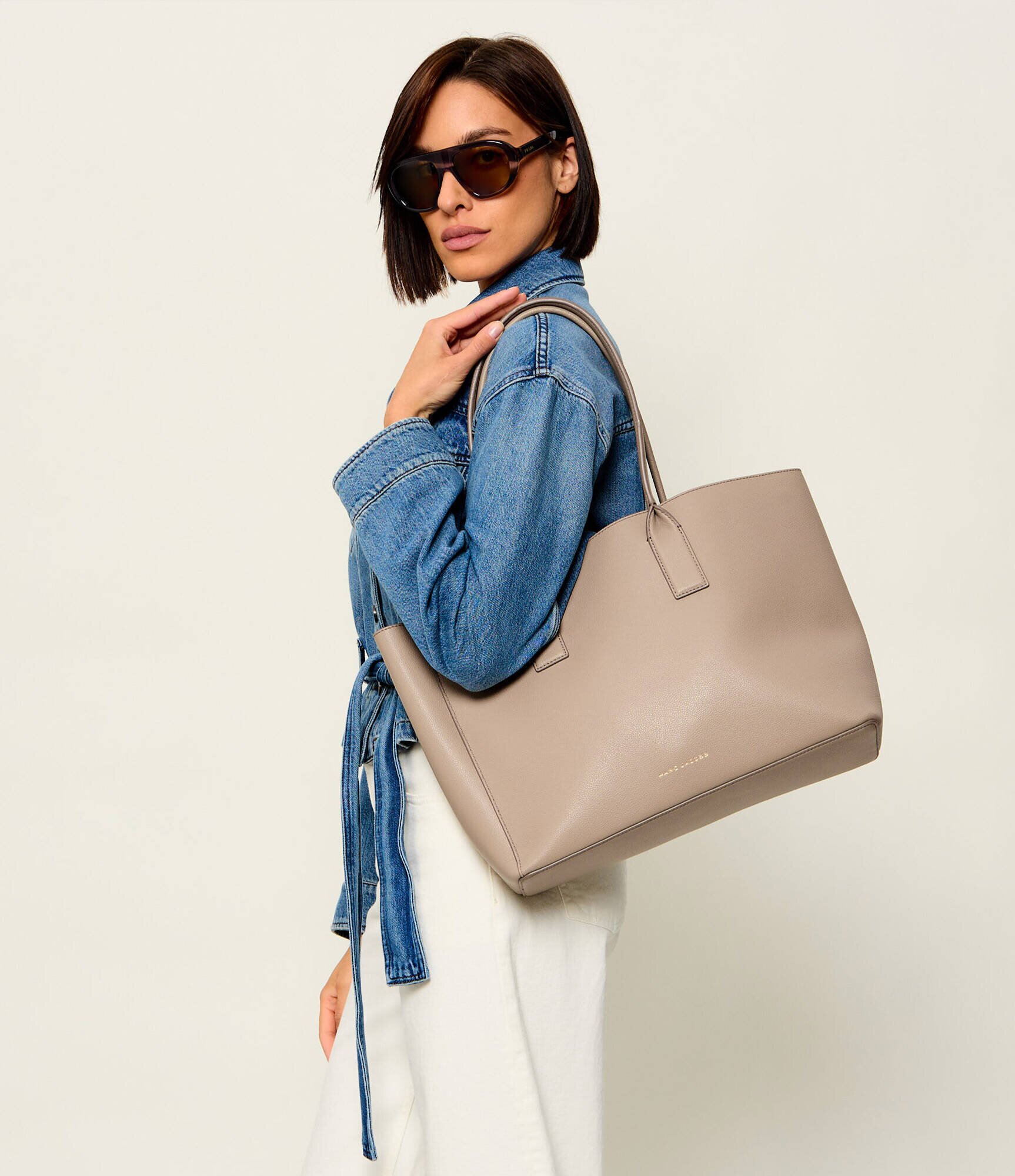 MARC JACOBS De piele geantă shopper Pop J Marc Work Tote