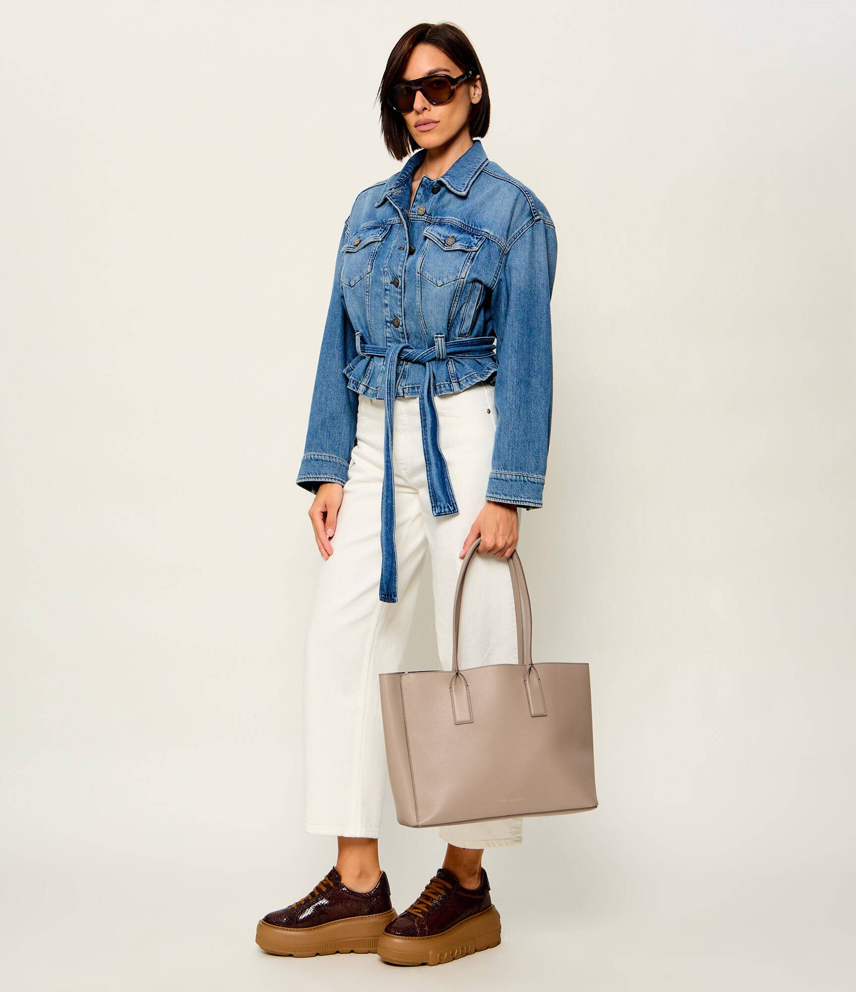 MARC JACOBS De piele geantă shopper Pop J Marc Work Tote