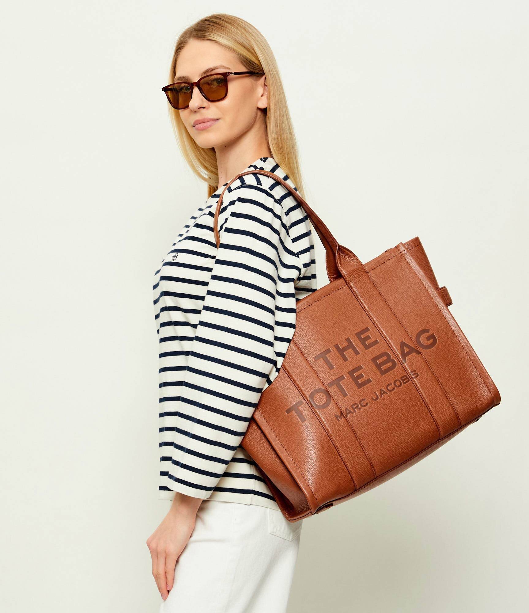 MARC JACOBS De piele geantă shopper THE LARGE TOTE
