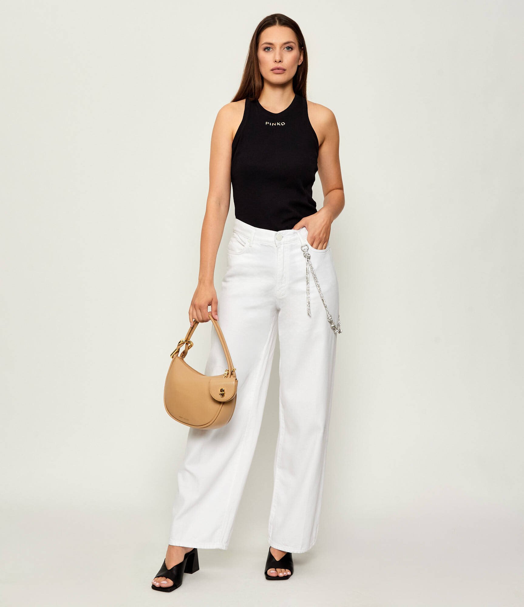 MARC JACOBS De piele hobo + borsetă The Dual