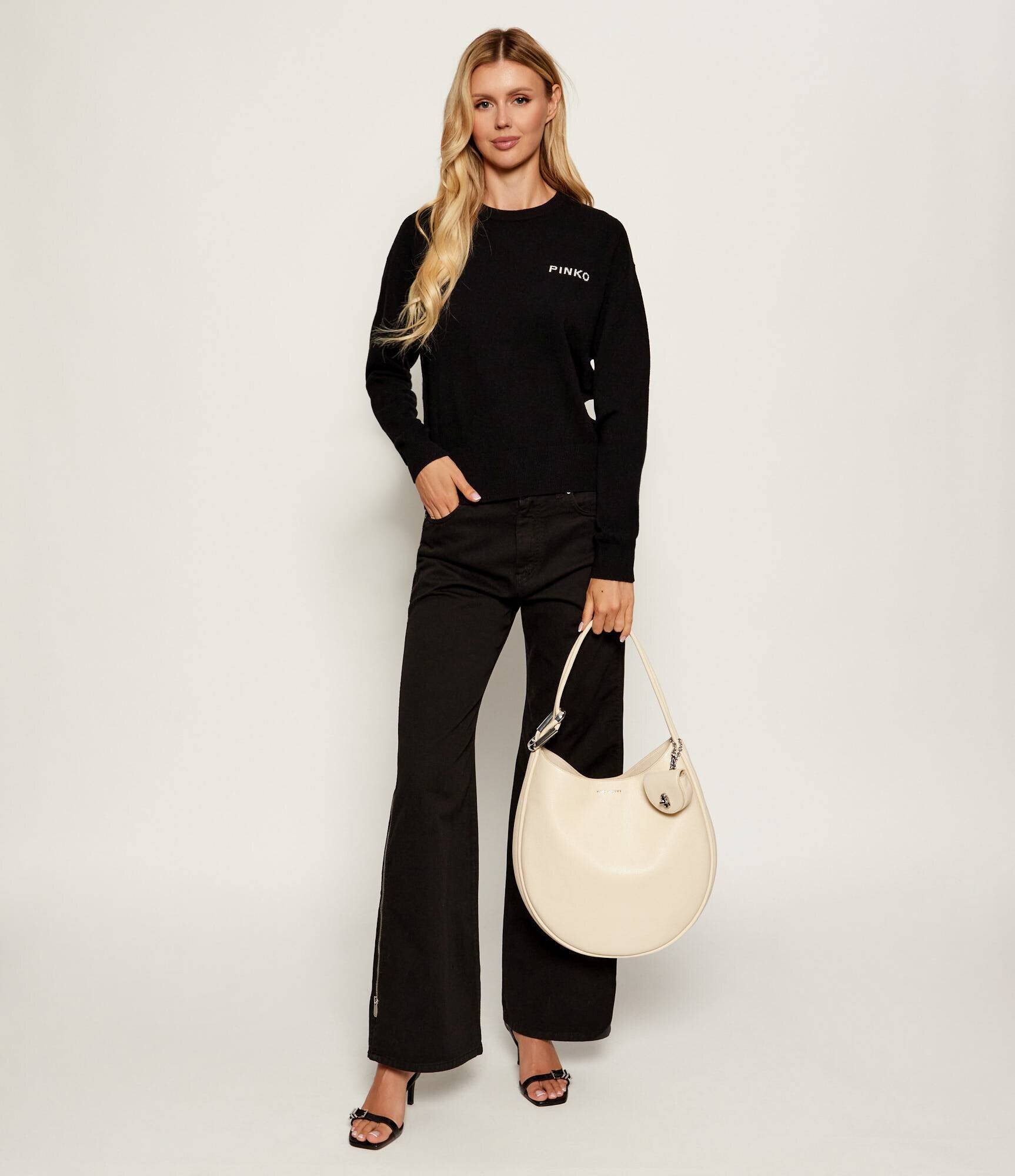 MARC JACOBS De piele hobo + borsetă The Large Dual