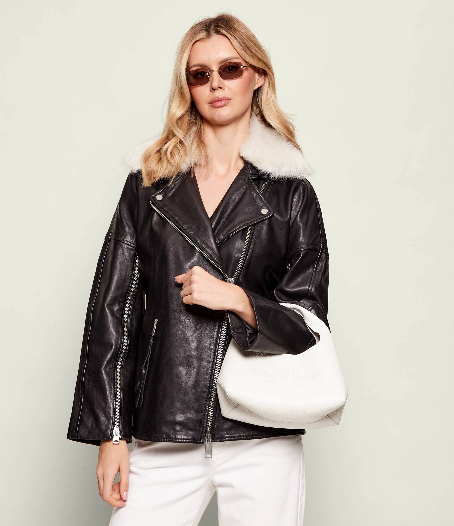 MARC JACOBS De piele hobo + borsetă The Mini Sack Bag