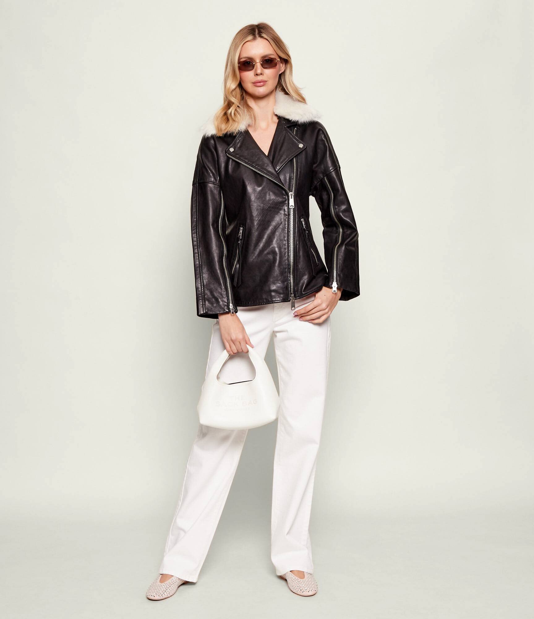 MARC JACOBS De piele hobo + borsetă The Mini Sack Bag