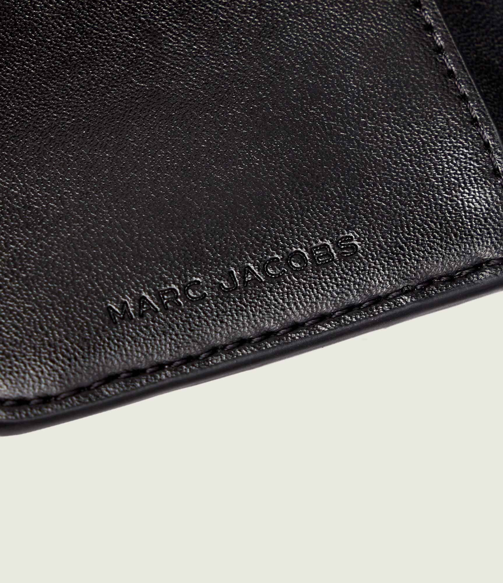 MARC JACOBS De piele portofel Leather Mini Compact Wallet In Leopard