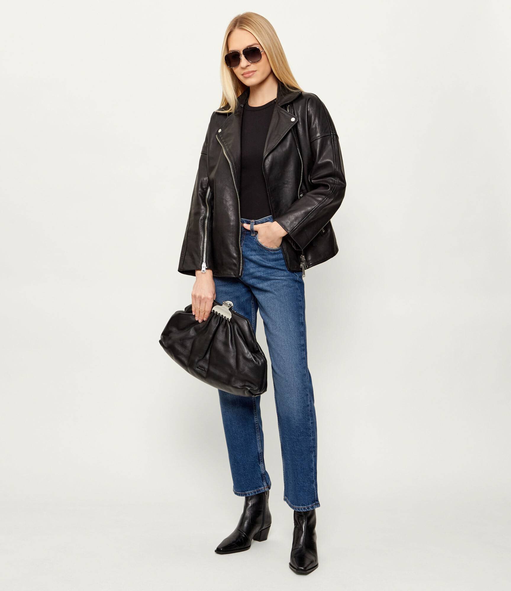 MARC JACOBS De piele poșetă plic The Glam Clutch
