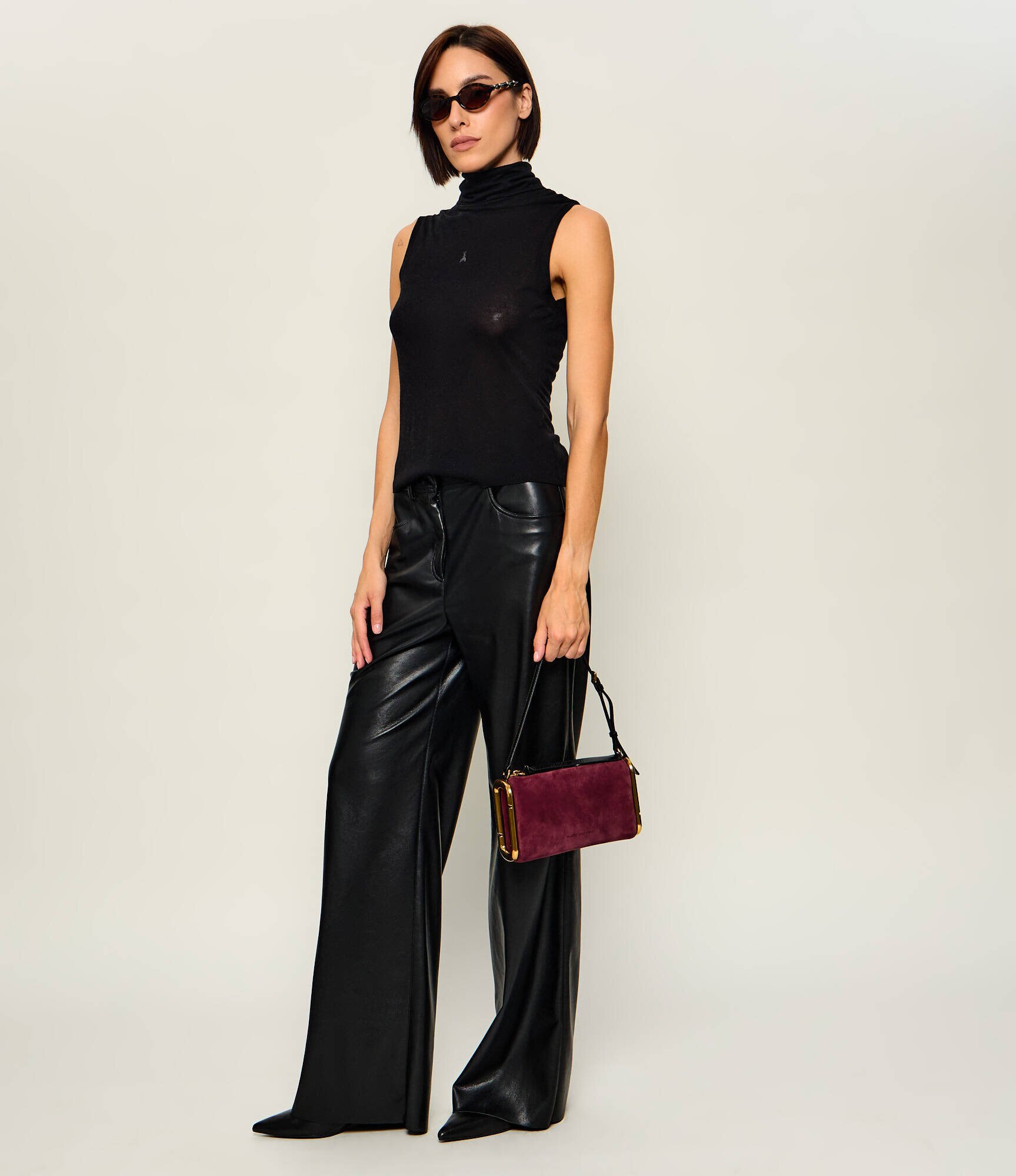 MARC JACOBS Geantă pe umăr Scene Small Shoulder Bag | piele întoarsă