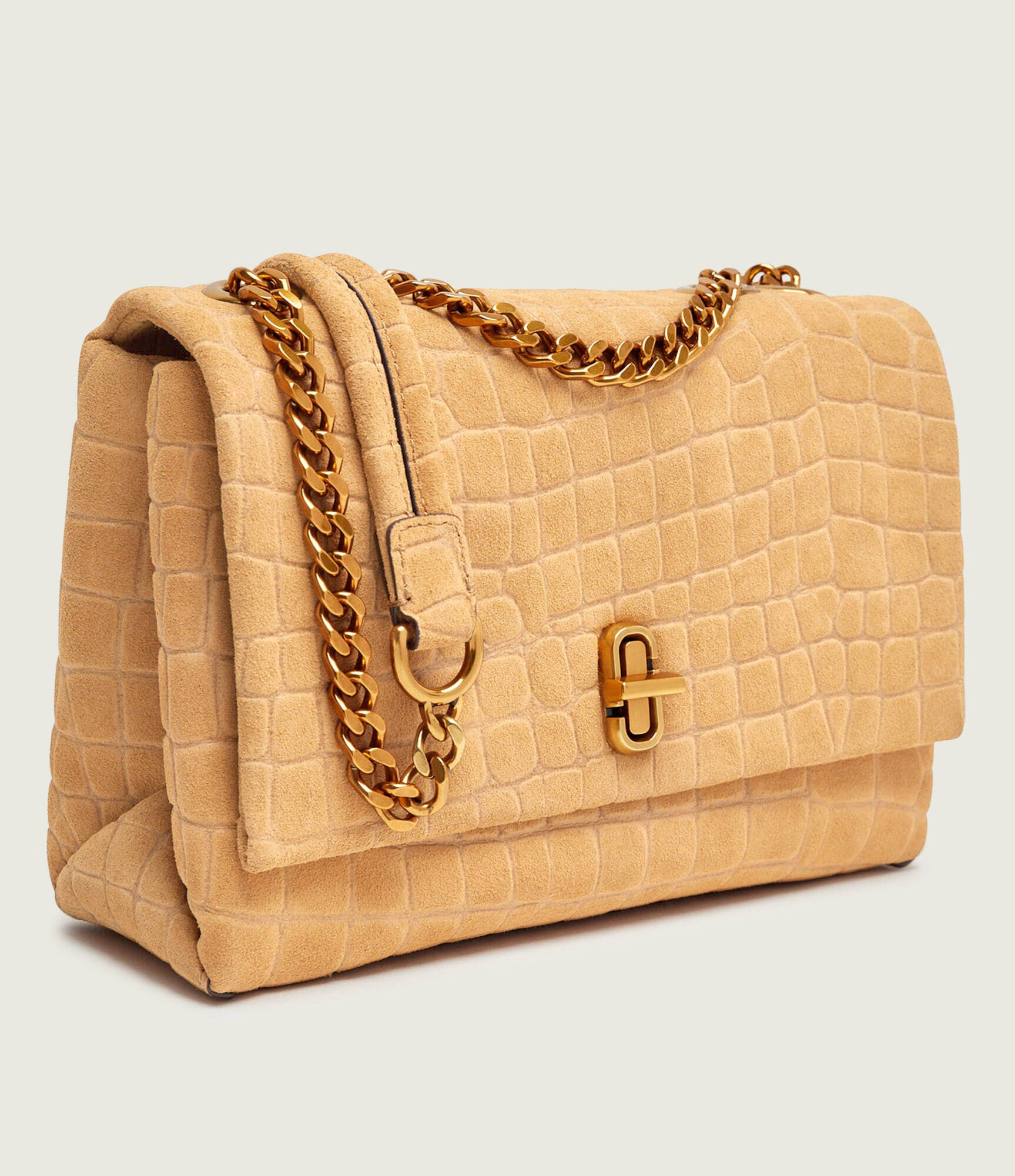 MARC JACOBS Geantă pe umăr THE CROC SLIM DUAL | piele întoarsă