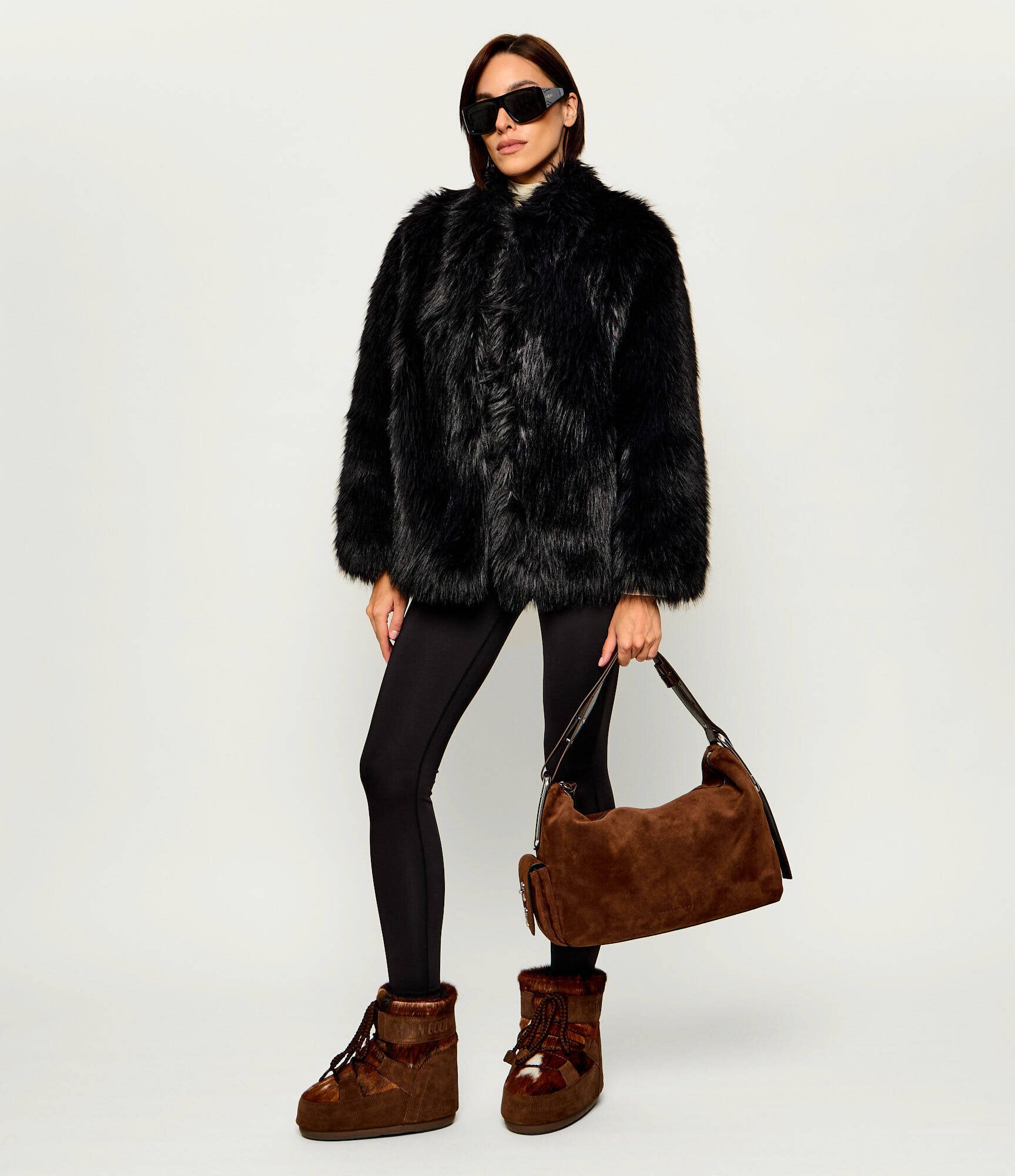 MARC JACOBS Geantă pe umăr The Large Shoulder Bag | piele întoarsă