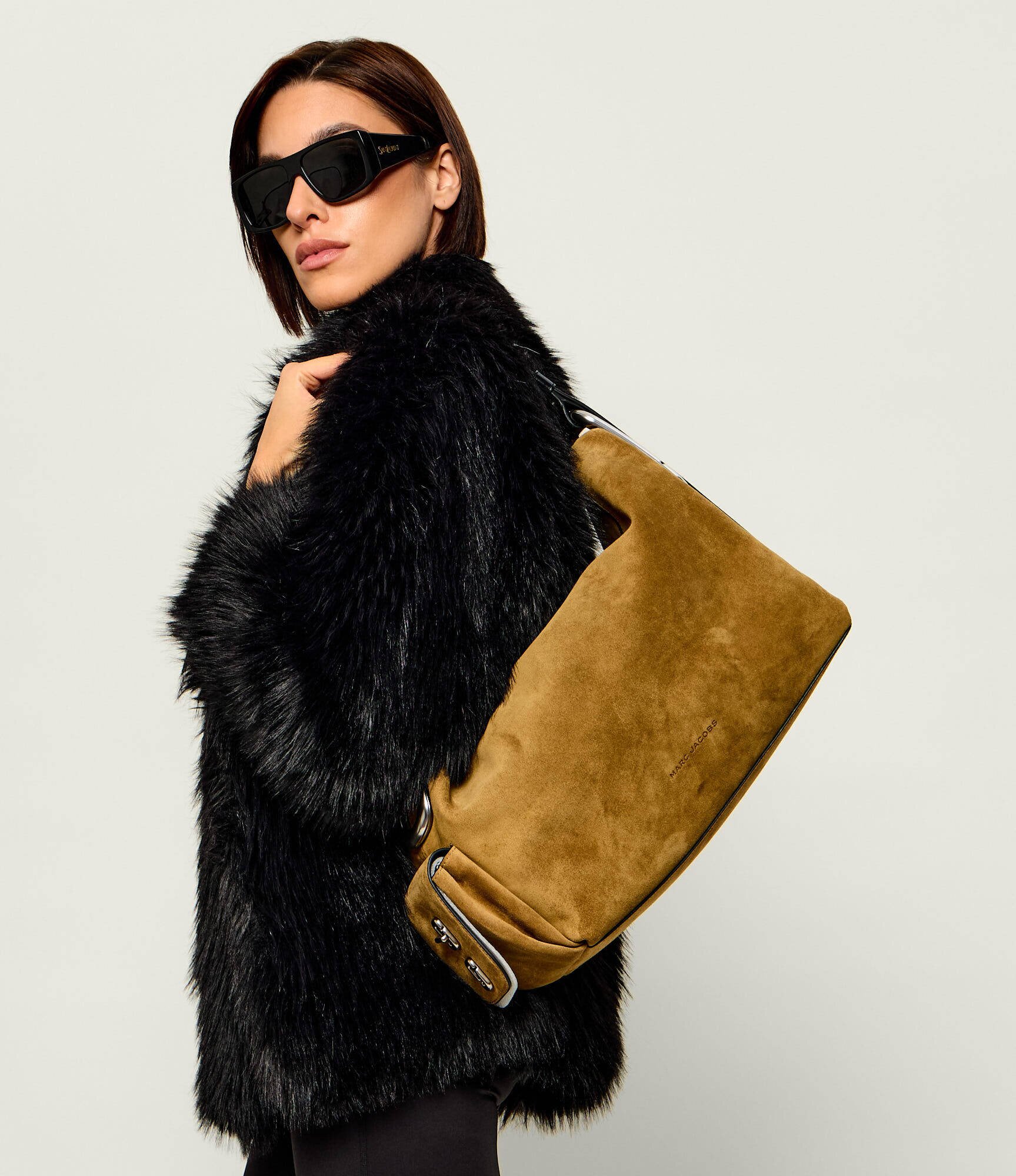 MARC JACOBS Geantă pe umăr The Large Shoulder Bag | piele întoarsă