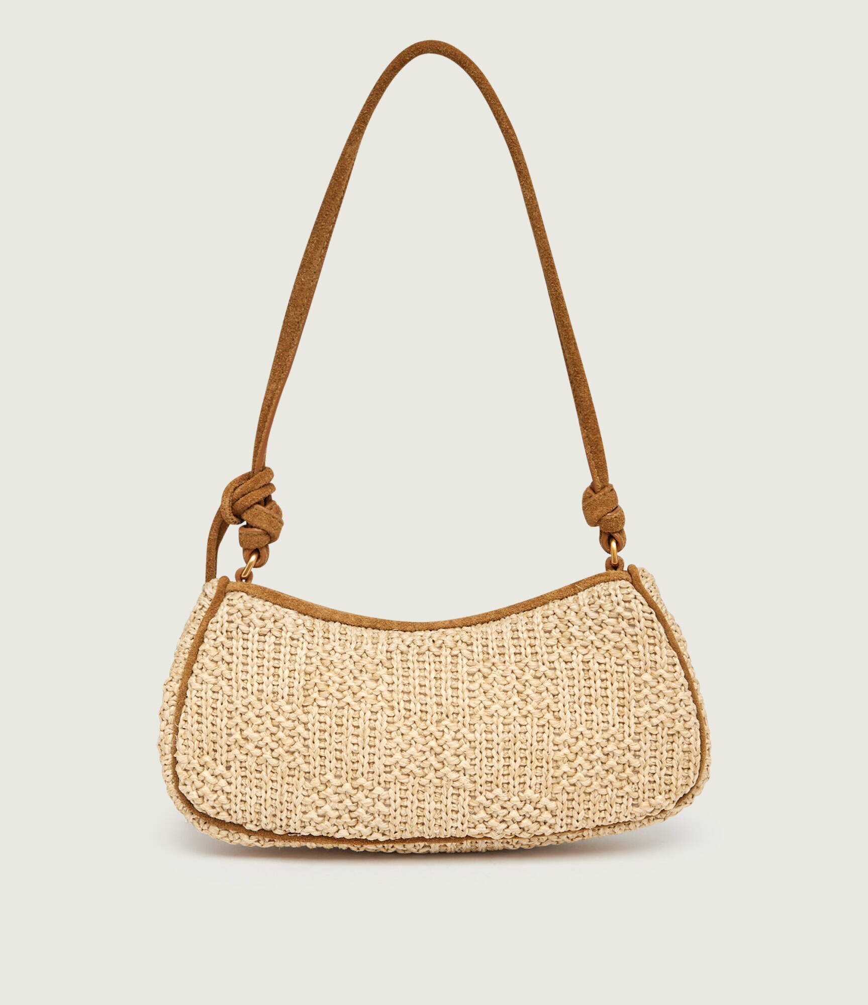 MARC JACOBS Geantă pe umăr The Summer Woven Charm | piele întoarsă