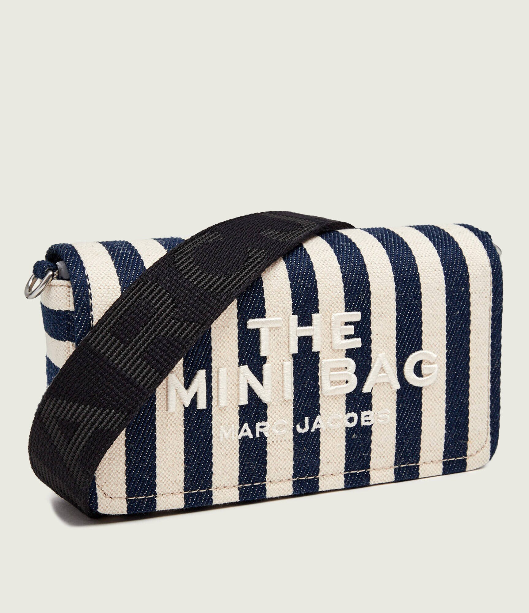 MARC JACOBS Geantă poștaș THE MINI BAG | cu adaos de in