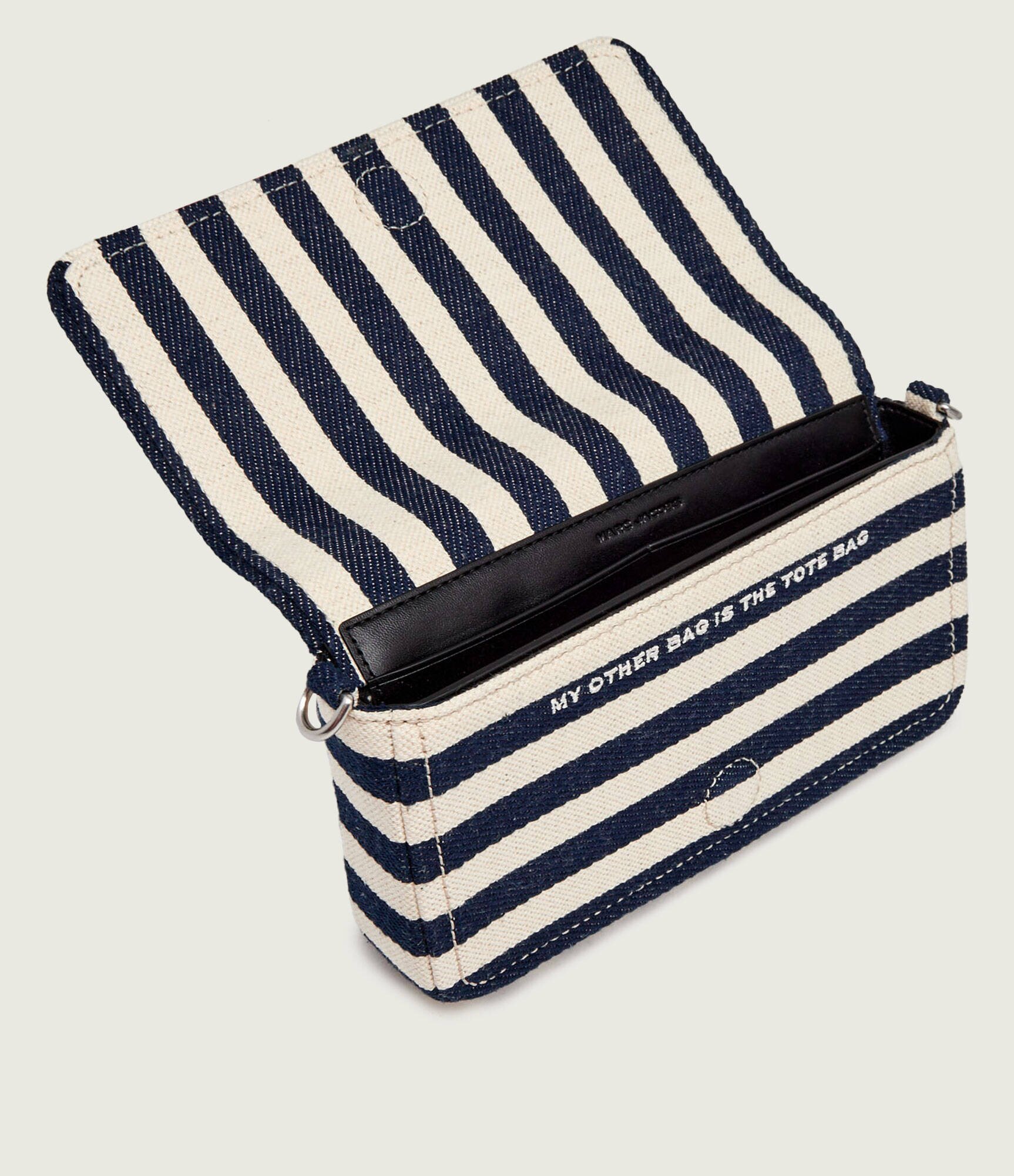 MARC JACOBS Geantă poștaș THE MINI BAG | cu adaos de in
