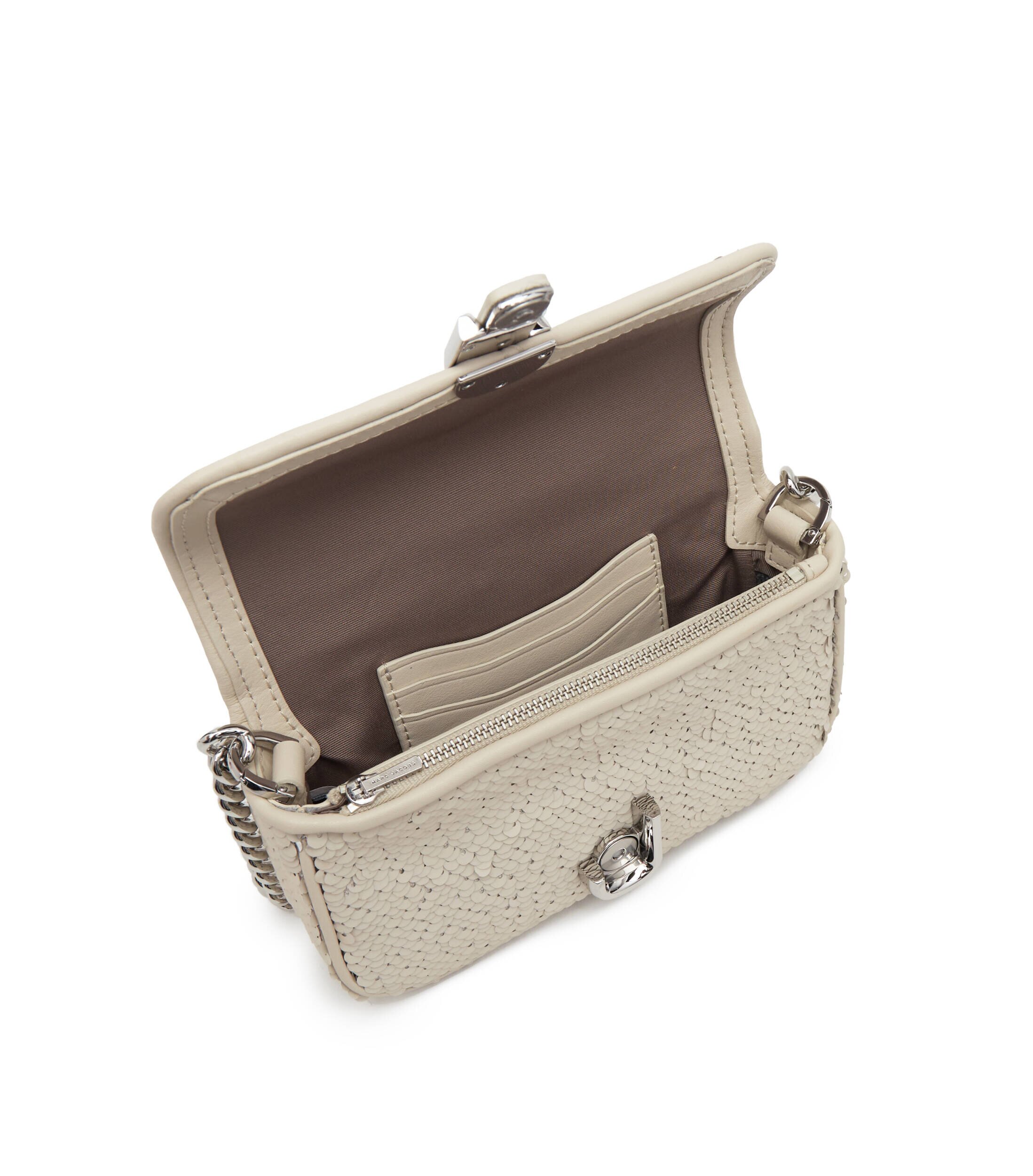MARC JACOBS Geantă poștaș The Sequin J Marc Mini