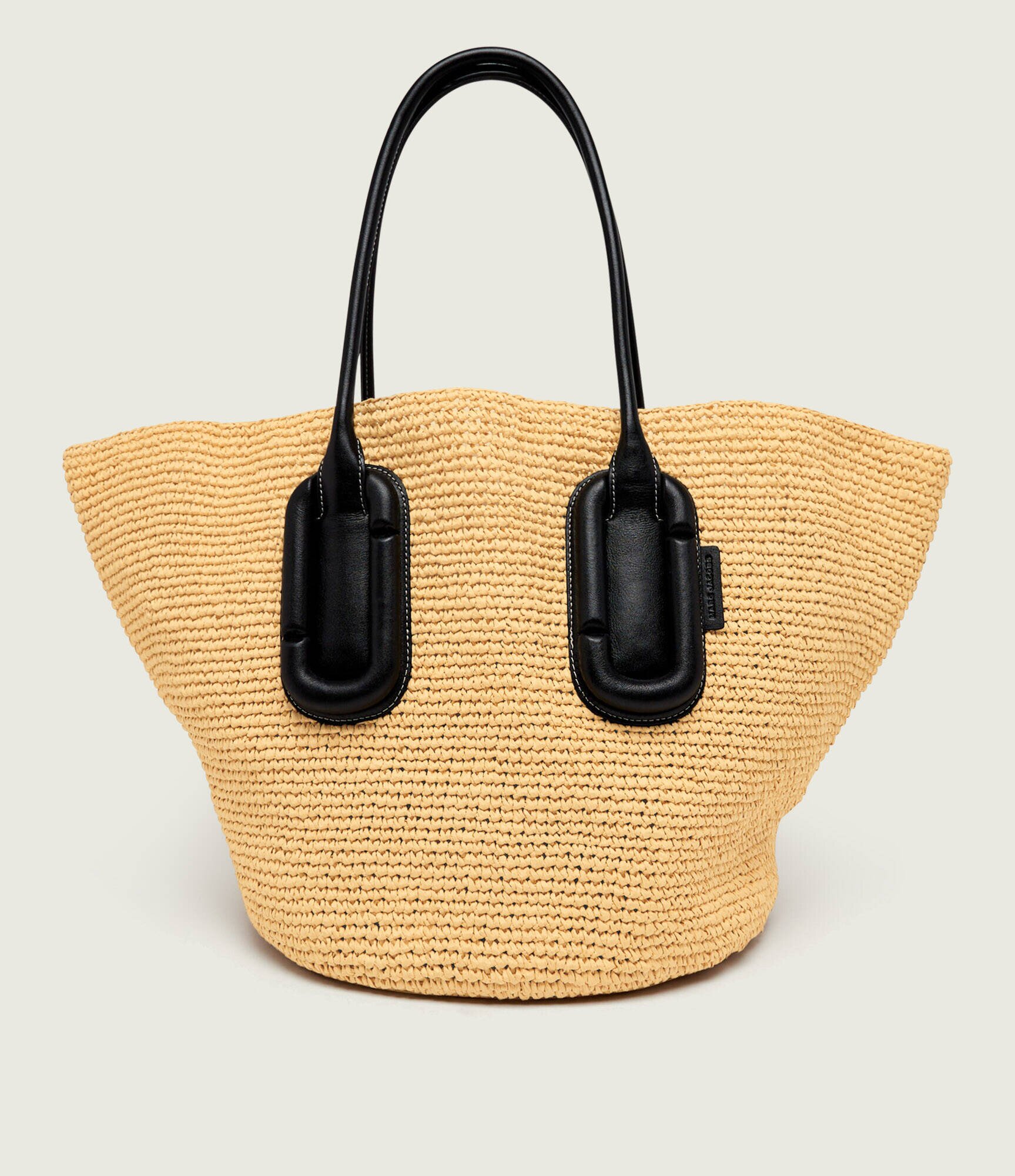 MARC JACOBS Geantă shopper + borsetă Babe Ttote In Wowen cu adaos de piele