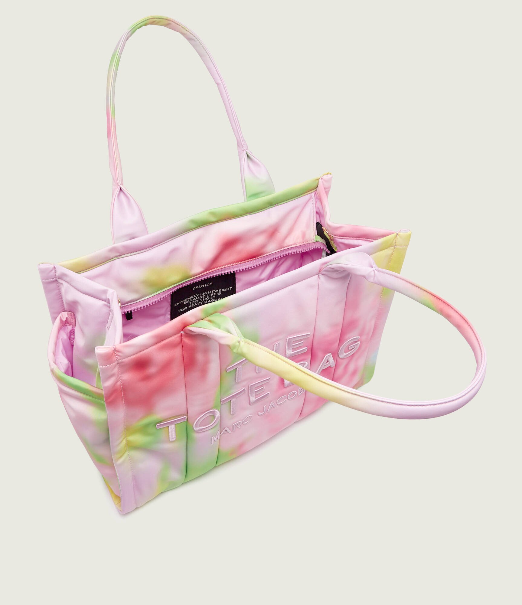 MARC JACOBS Geantă shopper The Blurred Floral Large Puffy Nylon Tote Bag