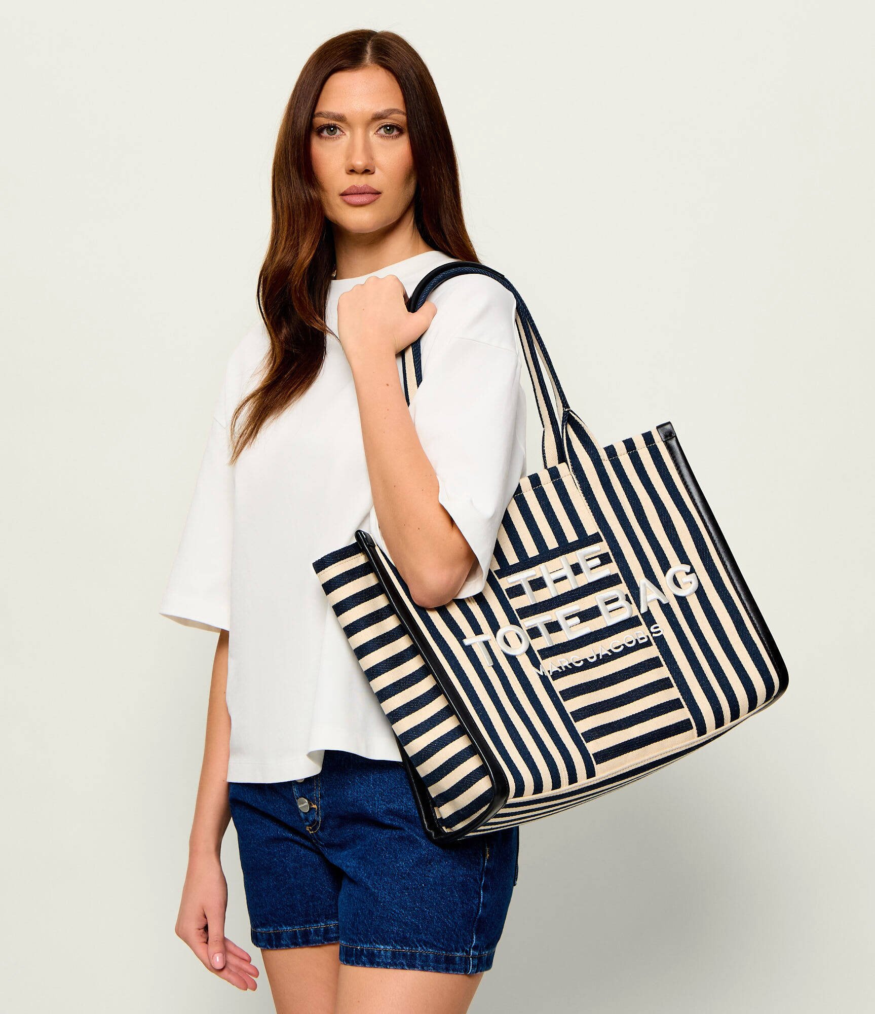 MARC JACOBS Geantă shopper The Large Tote | cu adaos de in