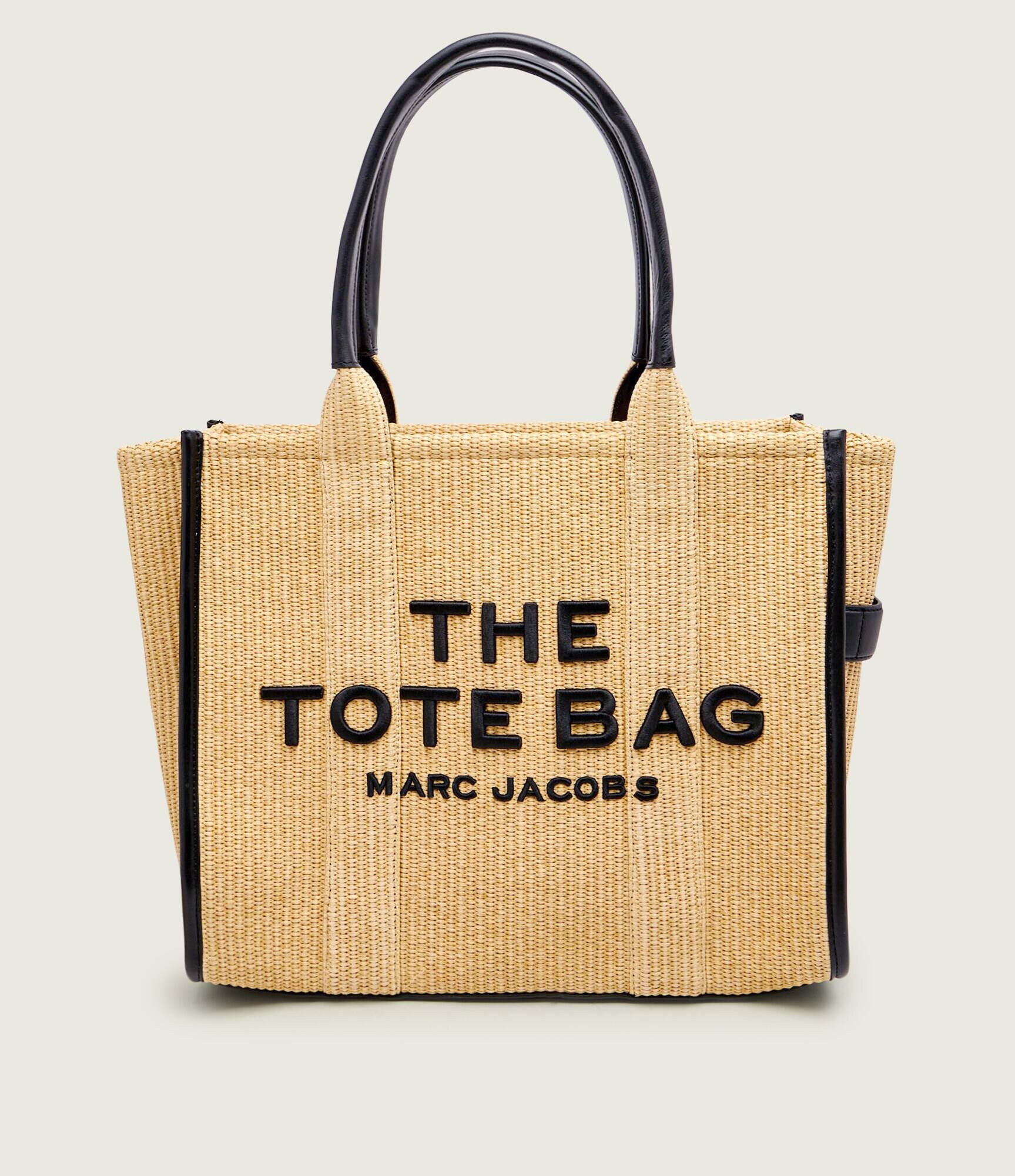 MARC JACOBS Geantă shopper THE LARGE TOTE cu adaos de piele