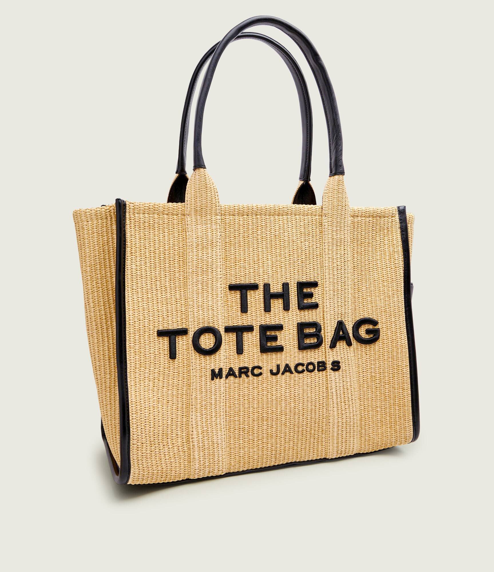 MARC JACOBS Geantă shopper THE LARGE TOTE cu adaos de piele