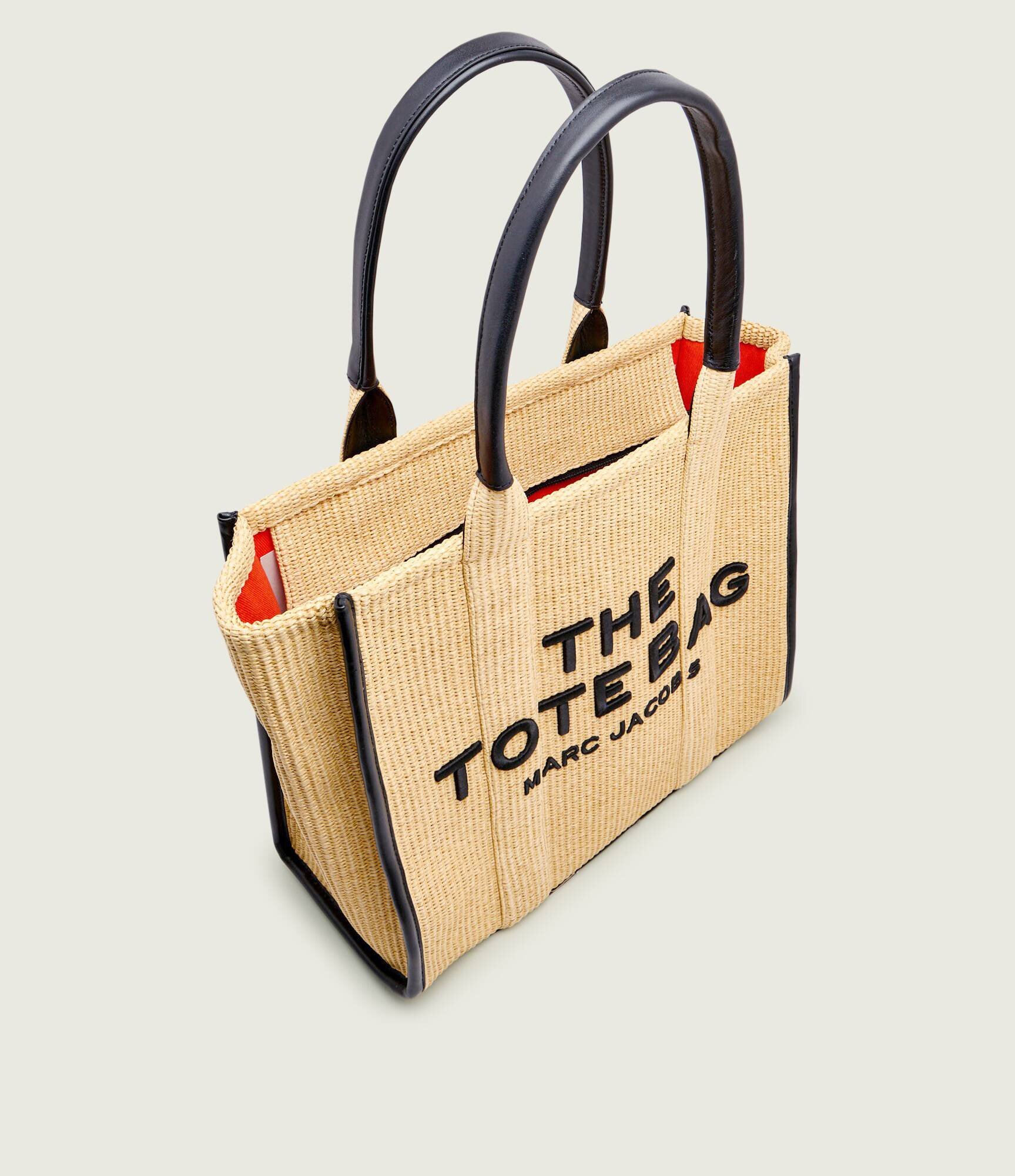 MARC JACOBS Geantă shopper THE LARGE TOTE cu adaos de piele