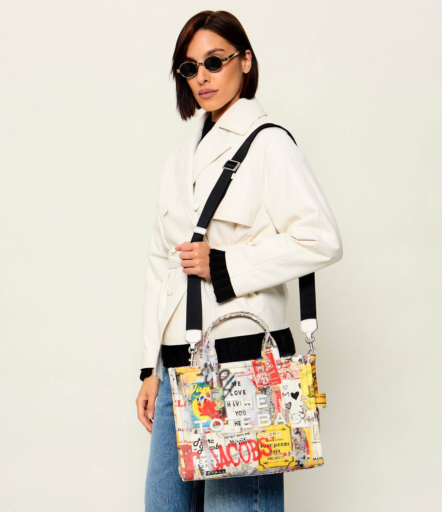 MARC JACOBS Geantă shopper The Pop Americana Canvas Medium Tote Bag