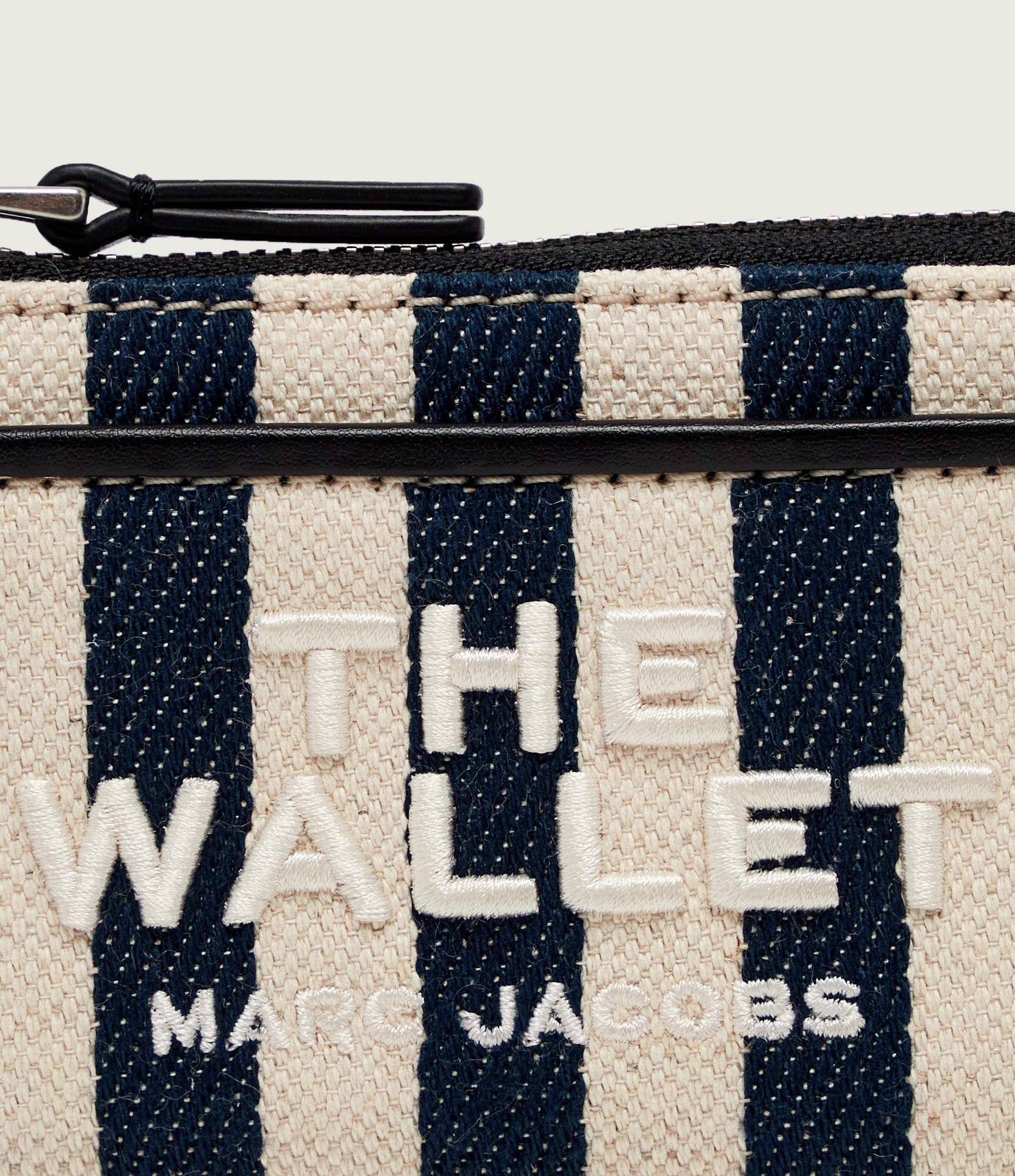 MARC JACOBS Portofel The Stripe Canvas top Zip Multi