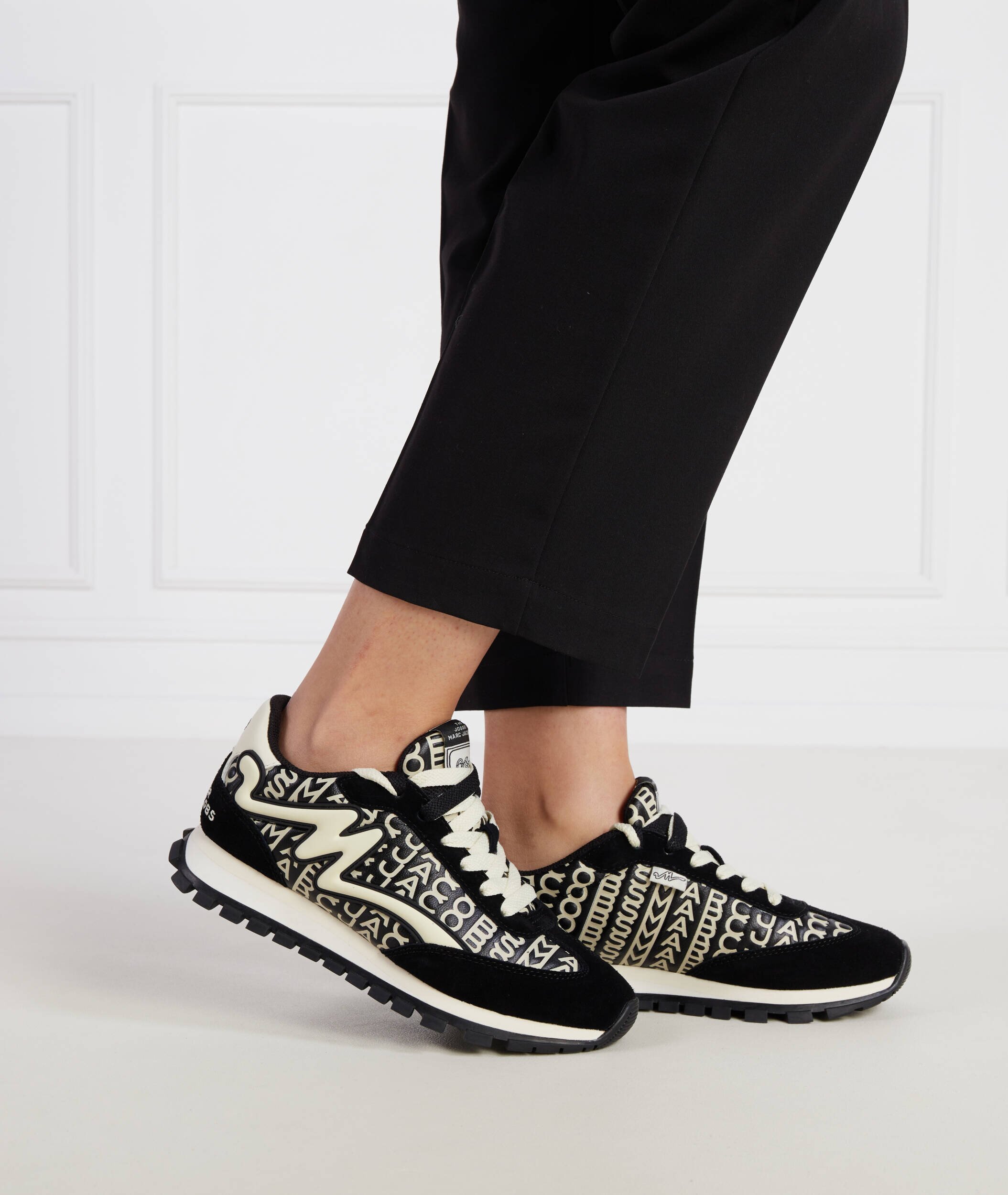 MARC JACOBS Sneakers cu adaos de piele