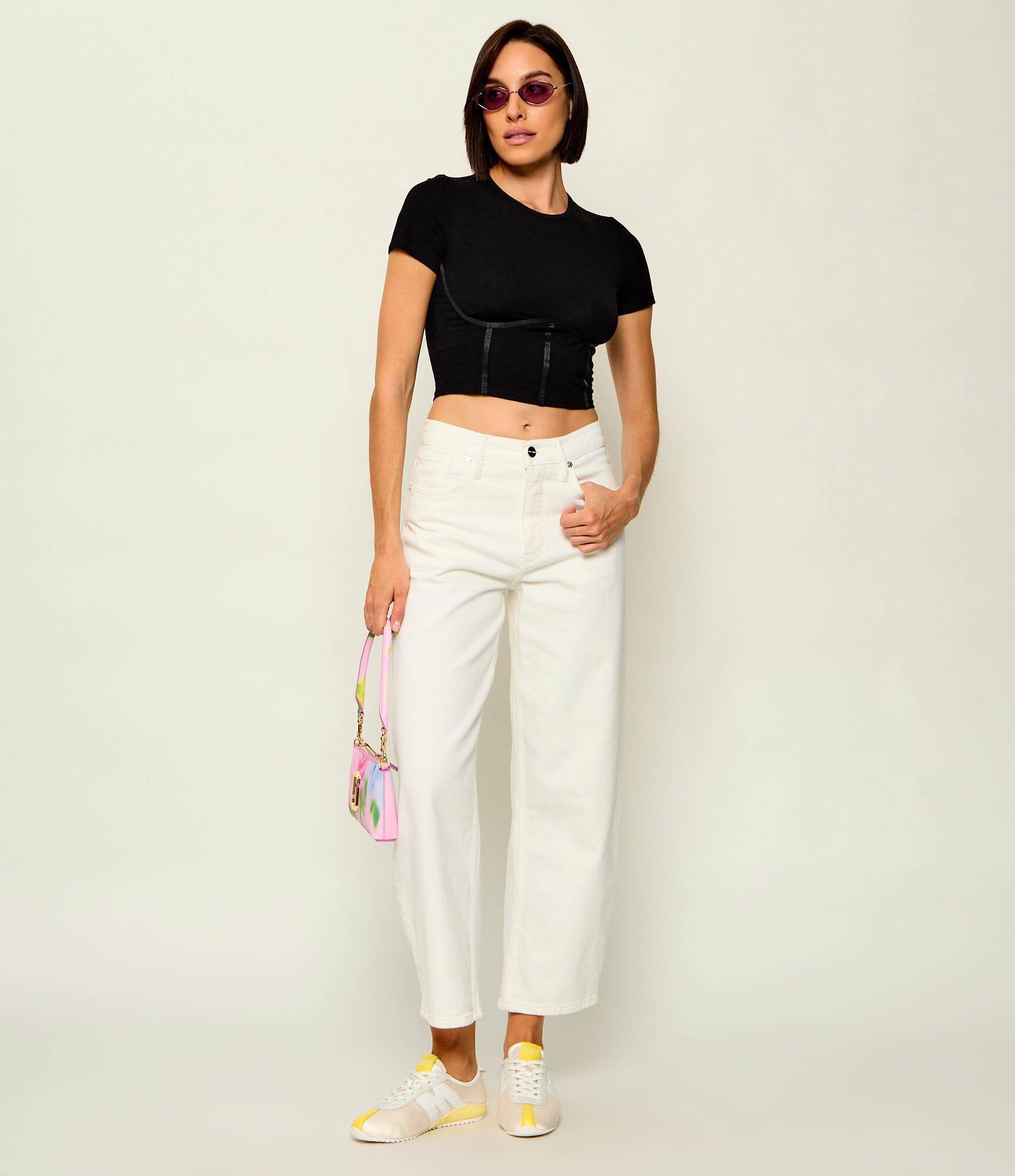 MARC JACOBS Sneakers The 400 Bleecker | piele întoarsă cu adaos de piele