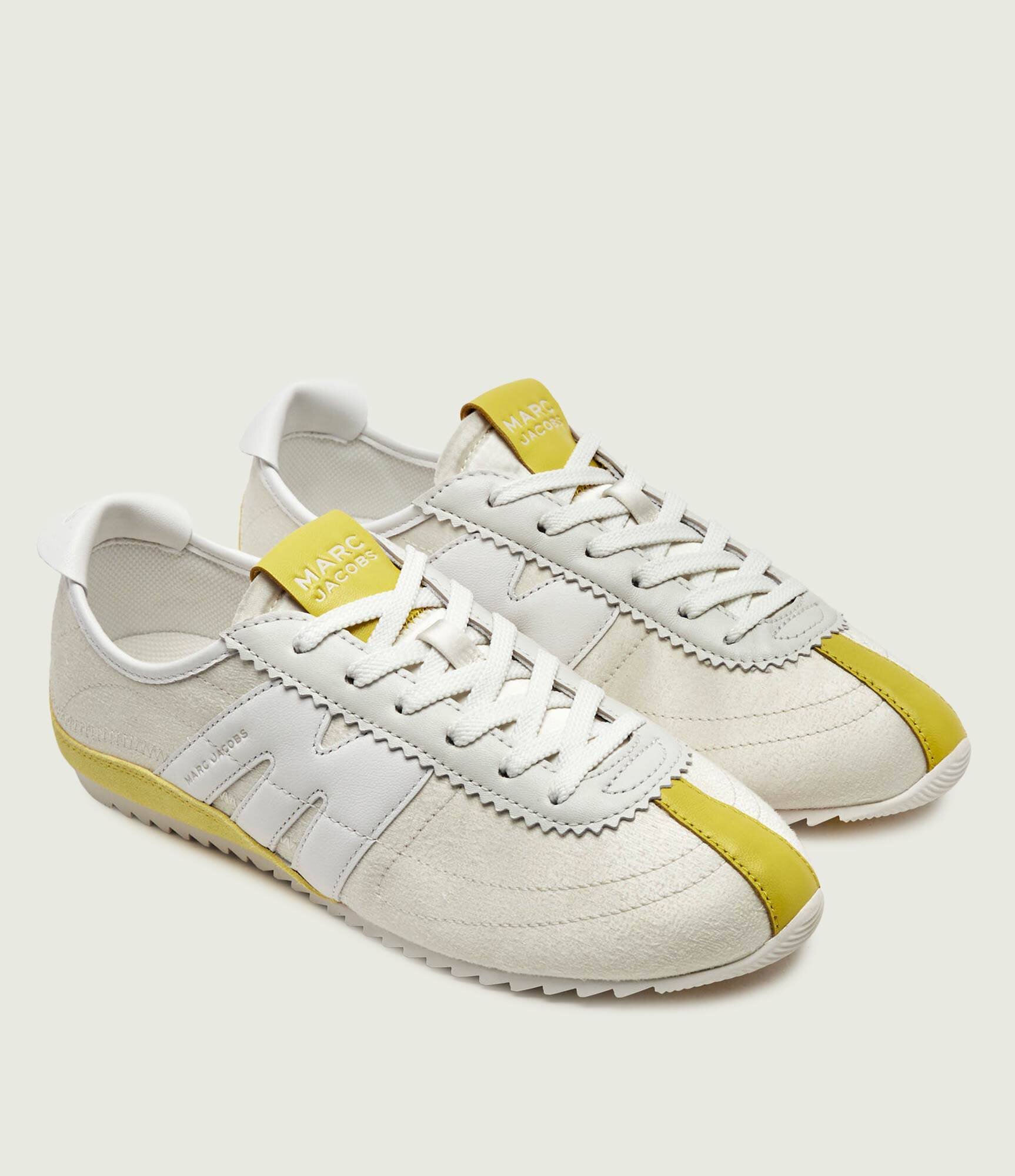 MARC JACOBS Sneakers The 400 Bleecker | piele întoarsă cu adaos de piele