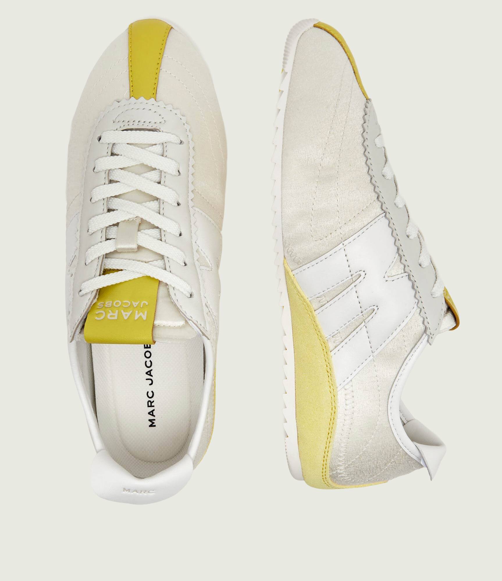 MARC JACOBS Sneakers The 400 Bleecker | piele întoarsă cu adaos de piele
