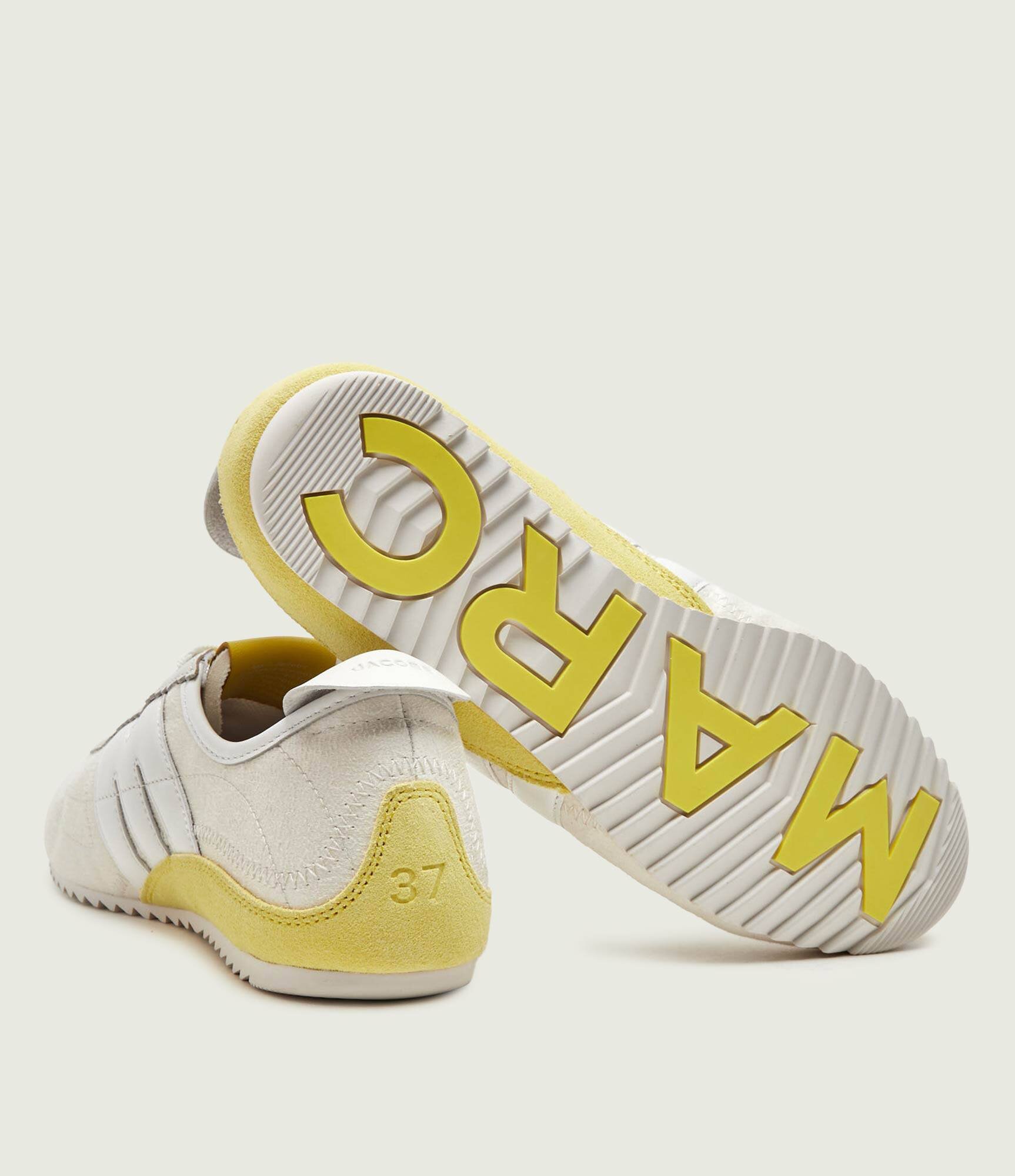 MARC JACOBS Sneakers The 400 Bleecker | piele întoarsă cu adaos de piele