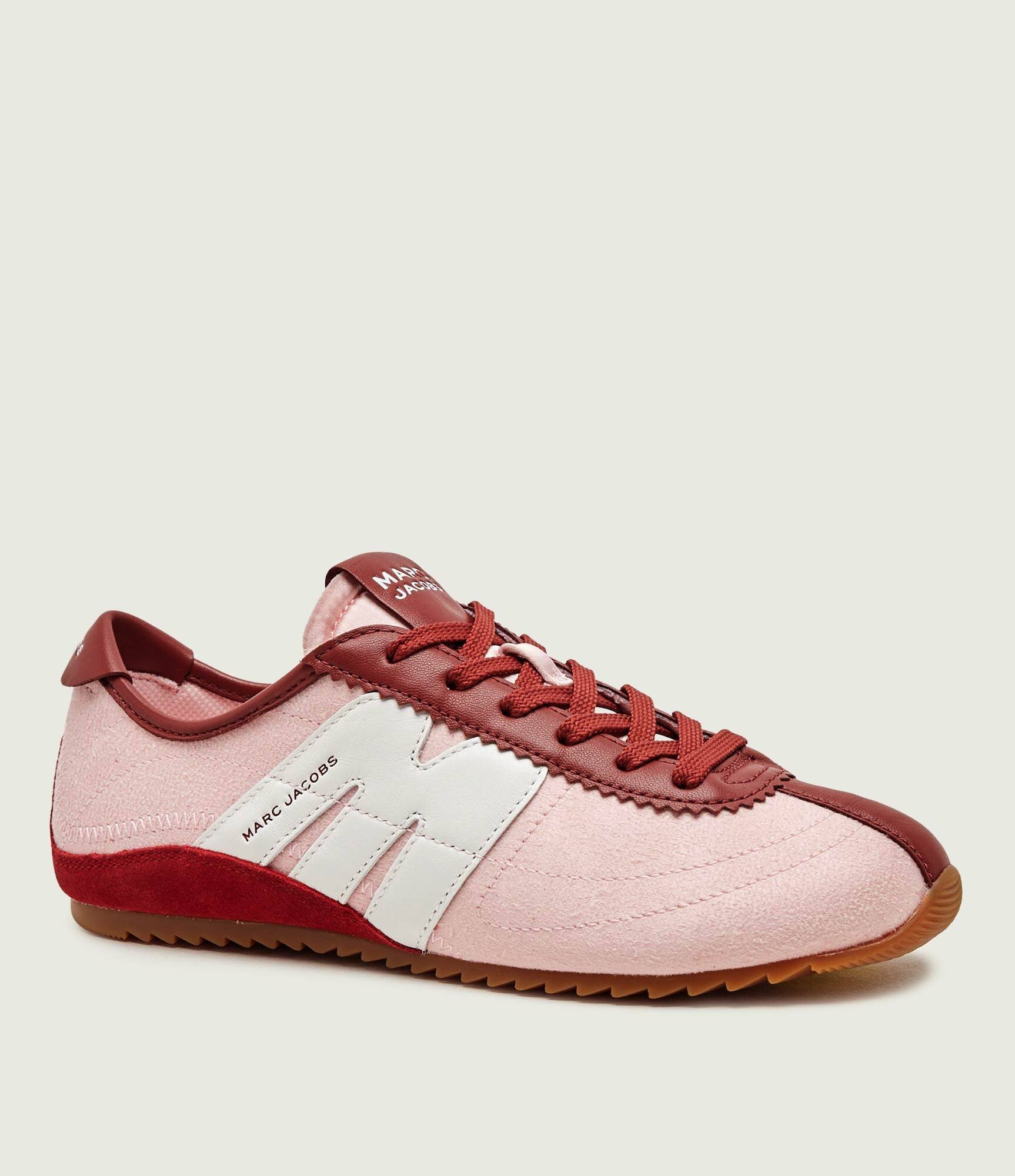 MARC JACOBS Sneakers The 400 Bleecker | piele întoarsă cu adaos de piele