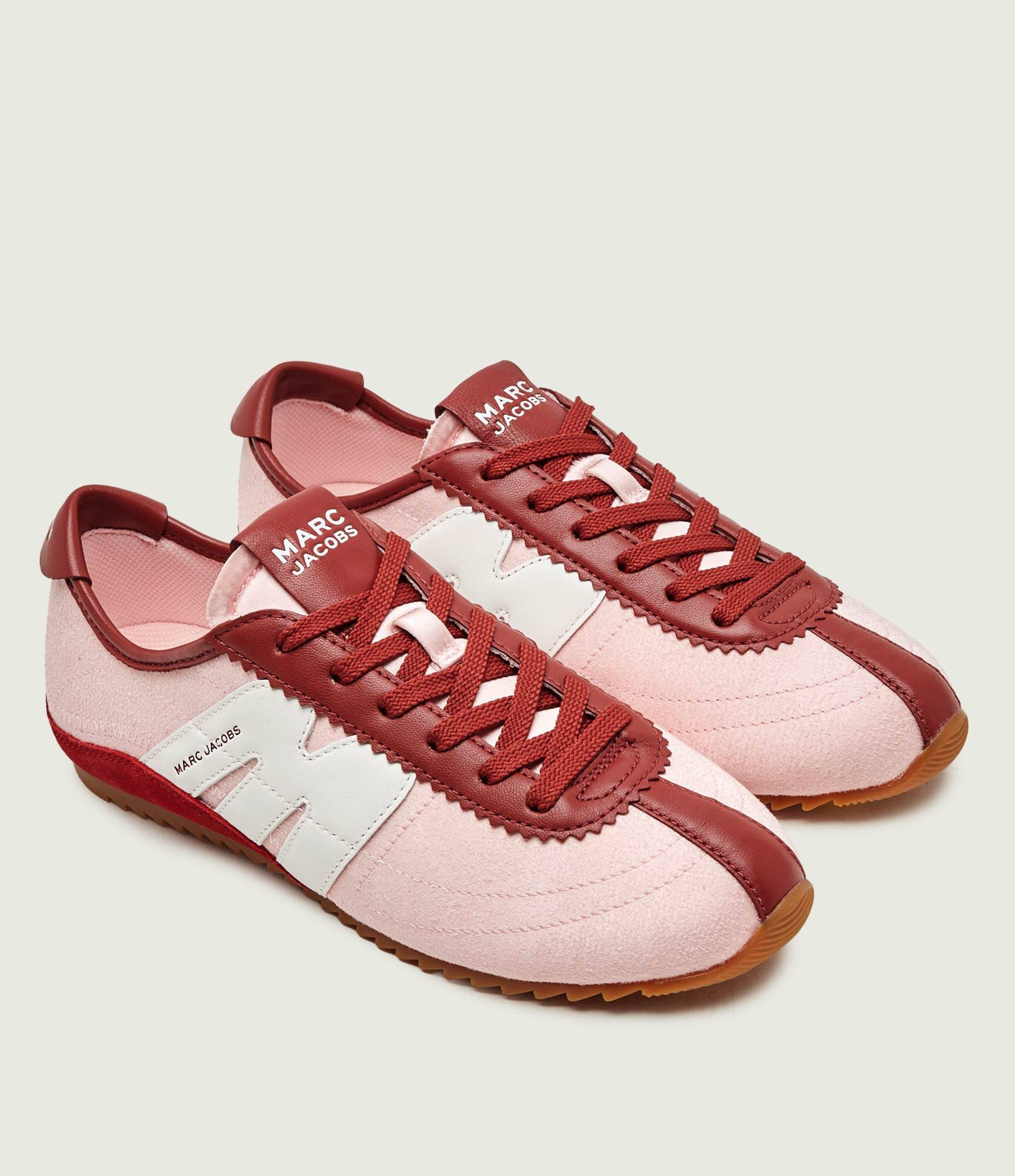 MARC JACOBS Sneakers The 400 Bleecker | piele întoarsă cu adaos de piele
