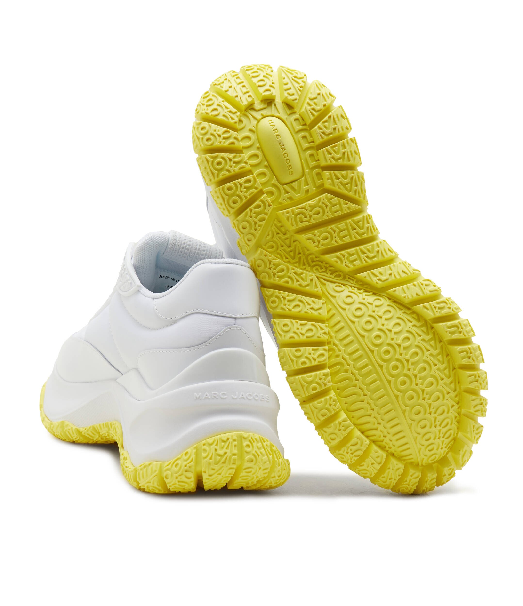 MARC JACOBS Sneakers The Lazy Runner cu adaos de piele