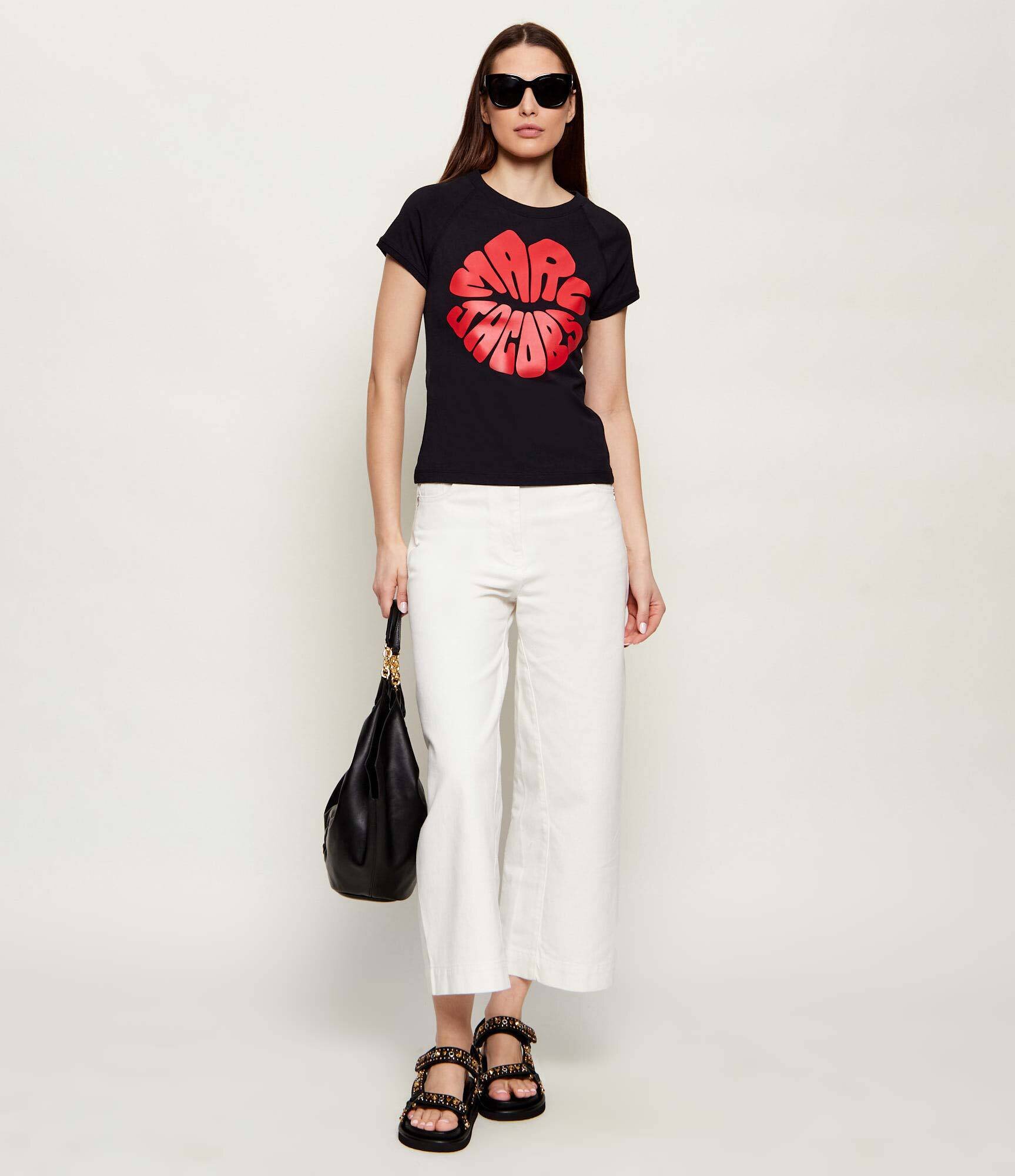 MARC JACOBS Tricou Marc Kiss Shrunken | Slim Fit