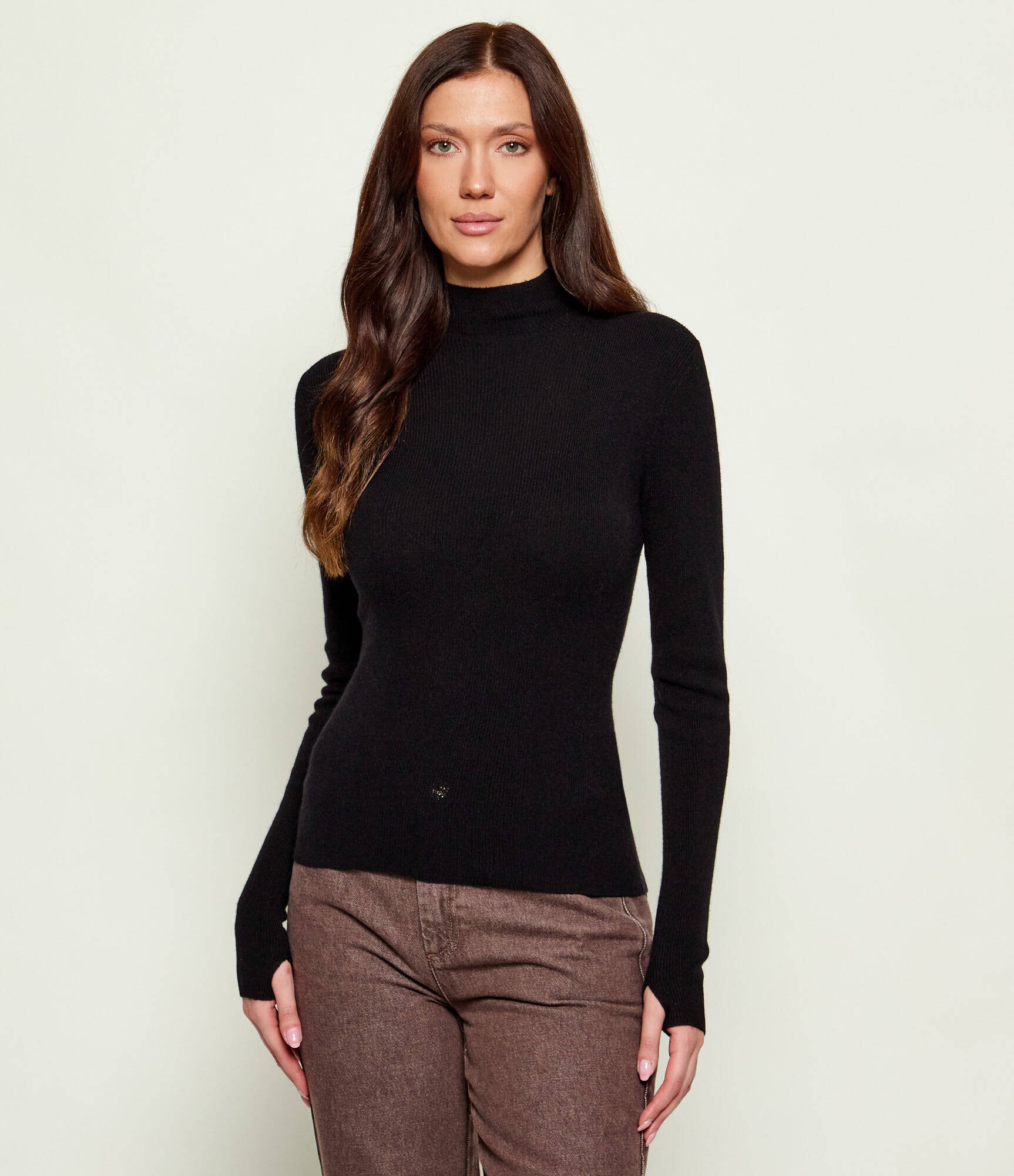 Marciano Guess Guler înalt AFRAH | Slim Fit cu adaos de cașmir