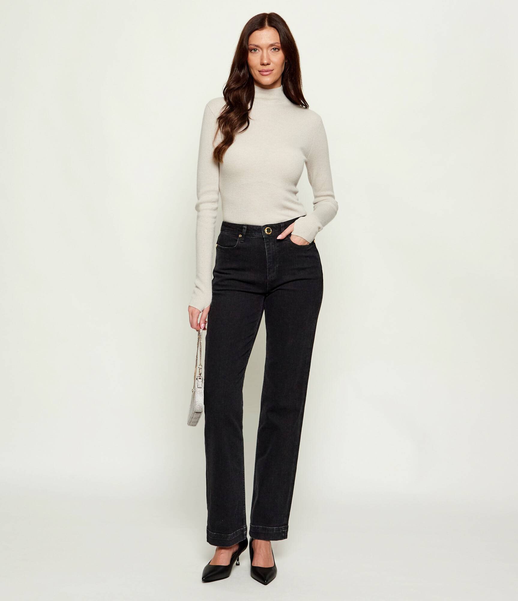 Marciano Guess Guler înalt AFRAH | Slim Fit cu adaos de cașmir