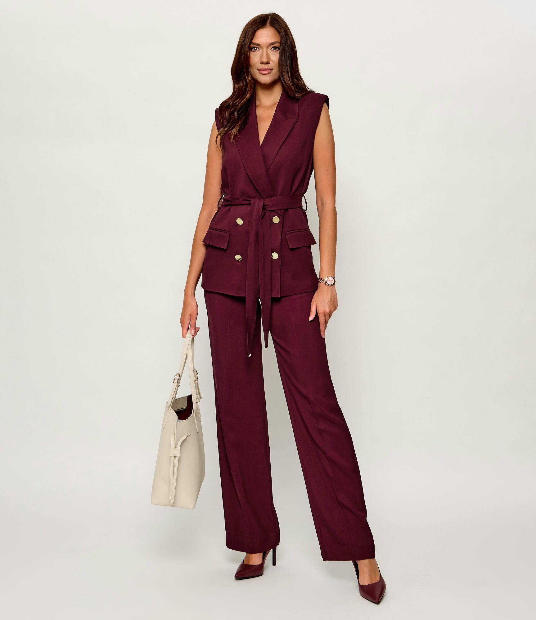 Marciano Guess Vestă RASHIDA | Slim Fit cu adaos de lână