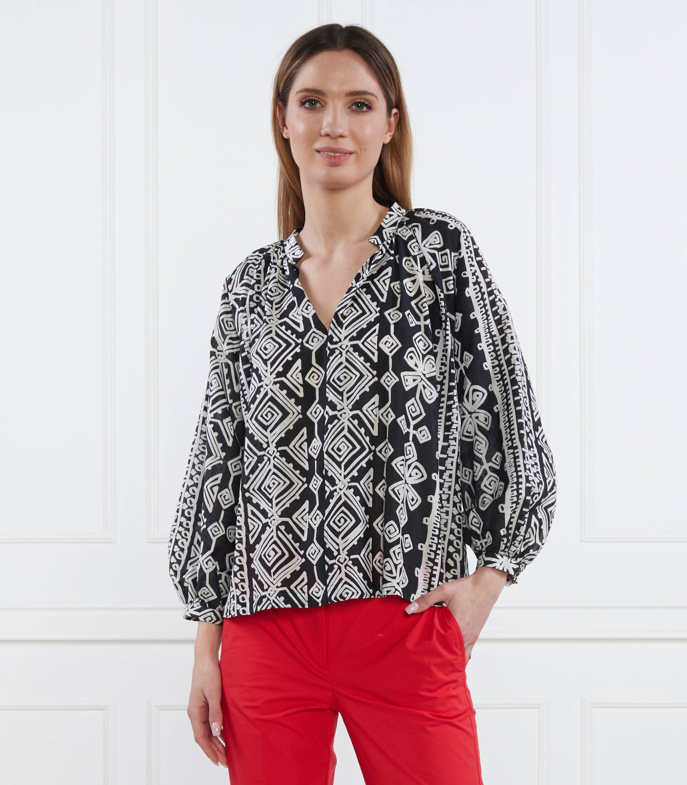 Marella Bluză ISTRICE | Regular Fit cu adaos de mătase