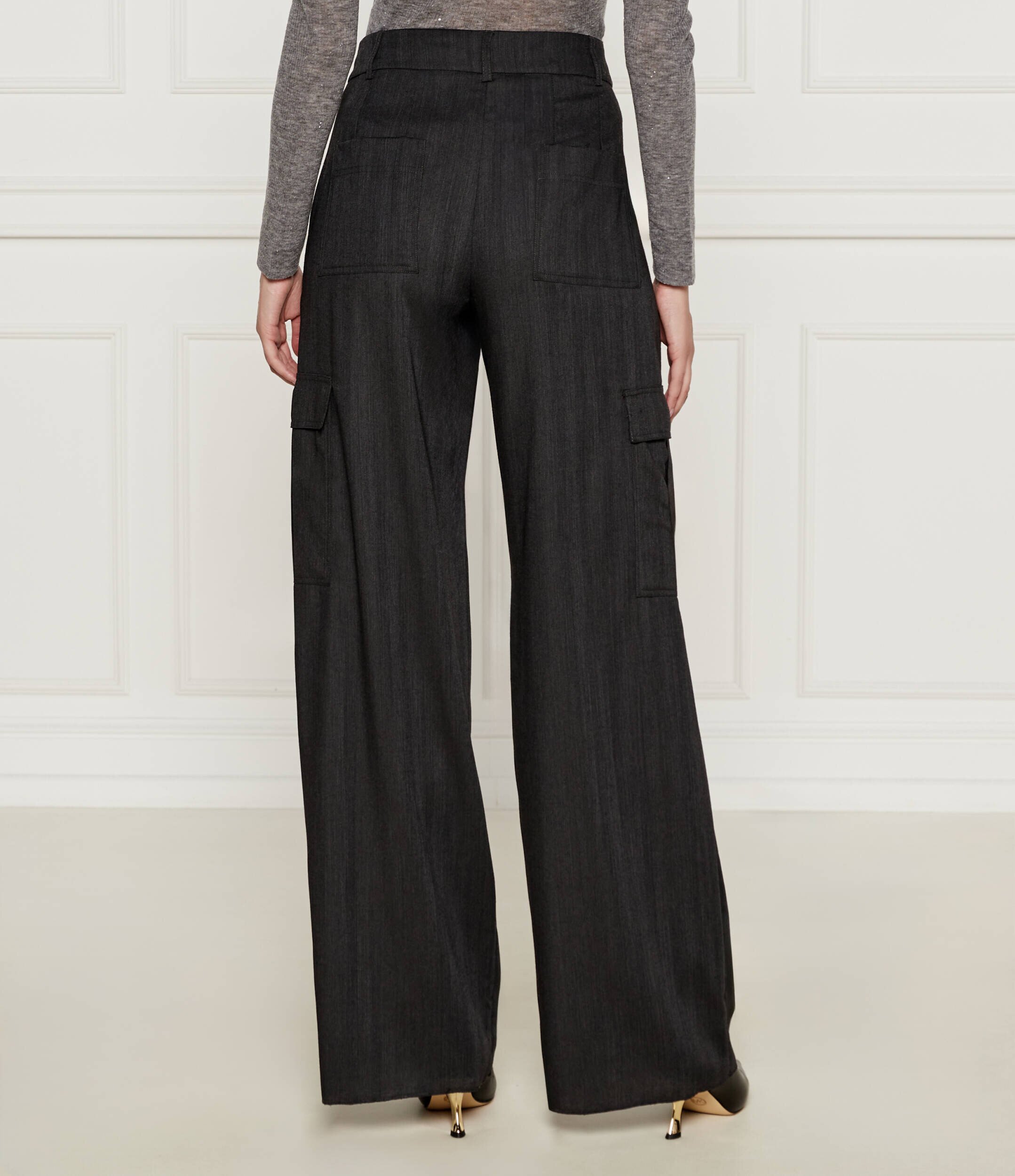 Marella De lână pantaloni ASSUNTA | flare fit