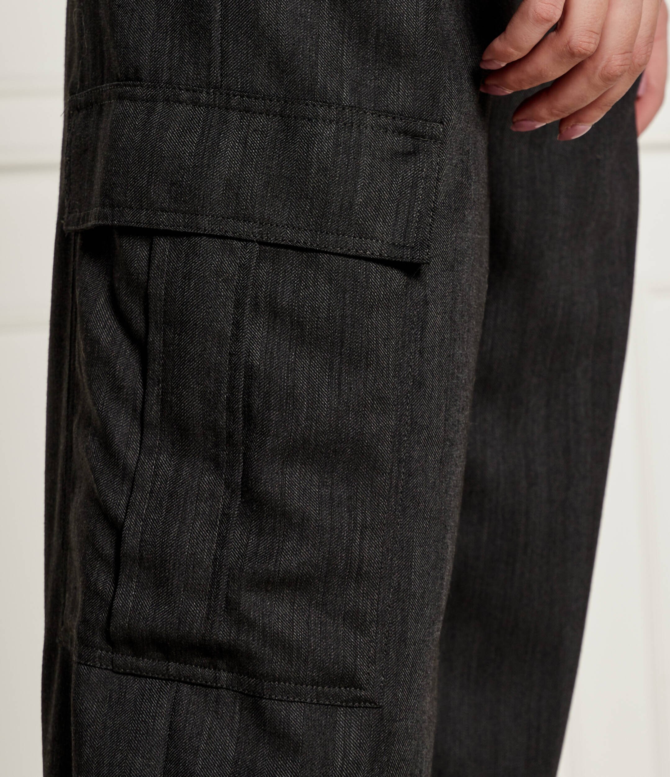 Marella De lână pantaloni ASSUNTA | flare fit