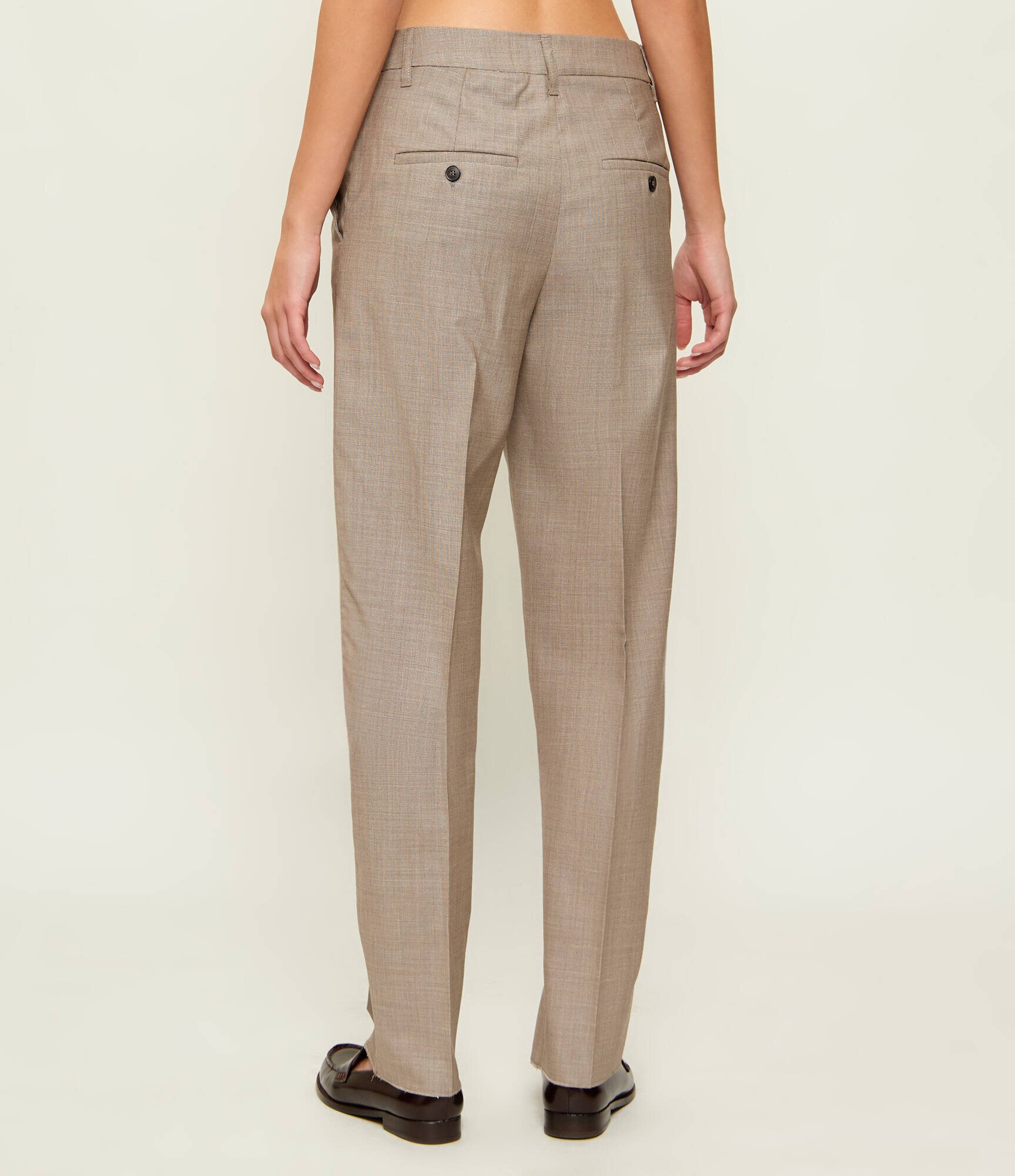 Marella De lână pantaloni MLLGOLFO | Relaxed fit cu adaos de mătase