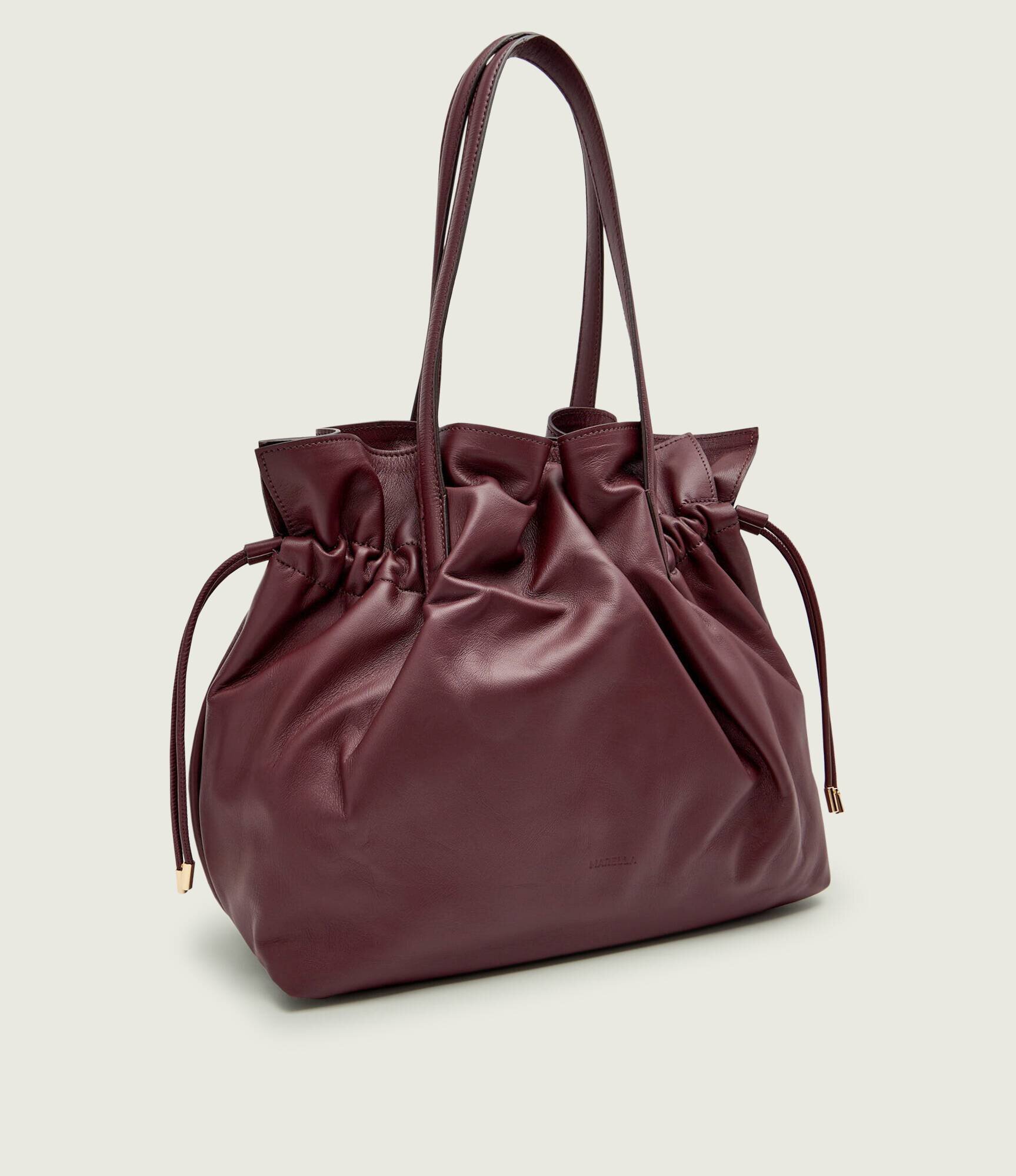 Marella De piele geantă tip sac IMPATTO