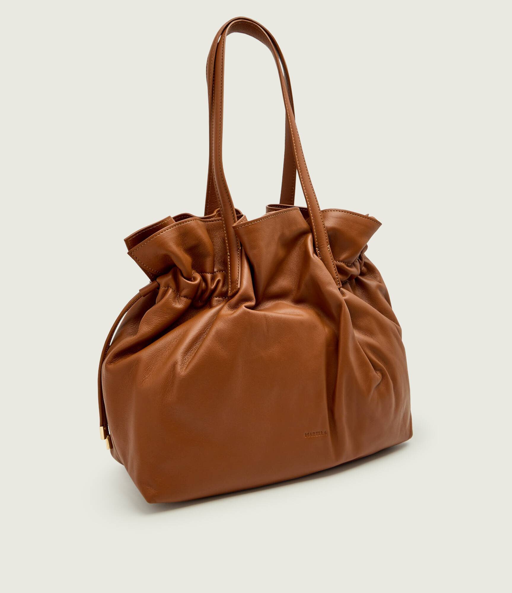 Marella De piele geantă tip sac IMPATTO