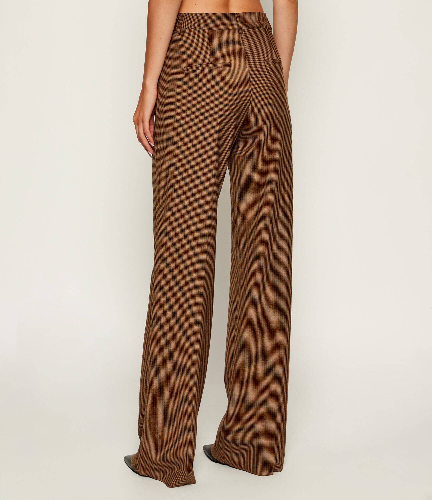Marella Pantaloni Tales | Straight fit cu adaos de lână