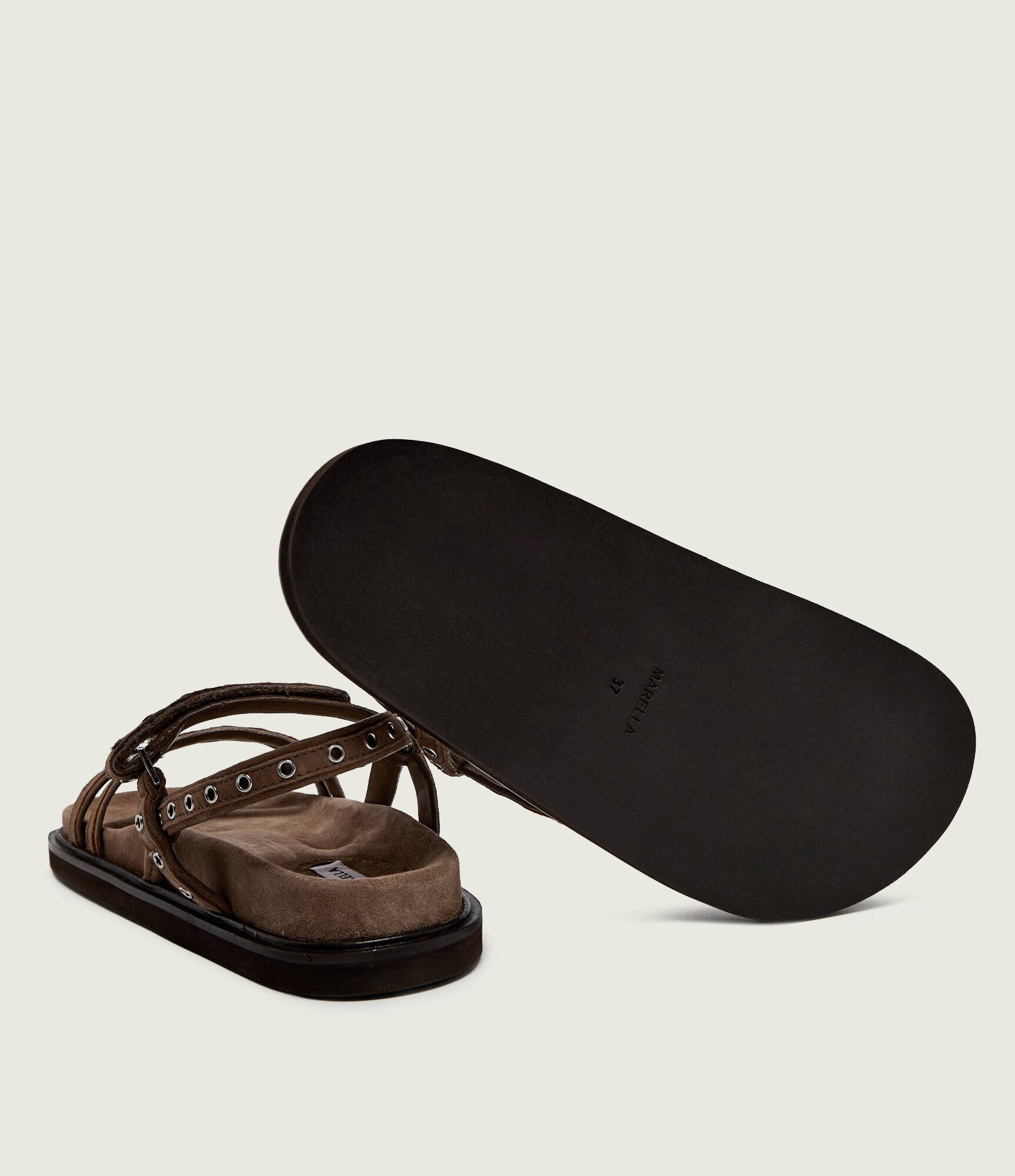 Marella Sandale MLAUMILE | piele întoarsă