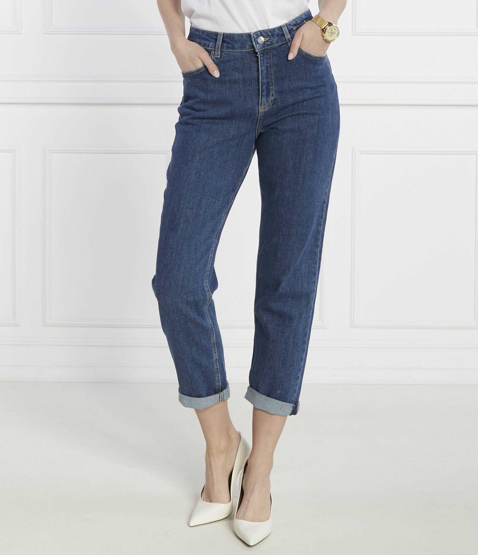 Marella SPORT Blugi TOMBOY | Slim Fit | denim