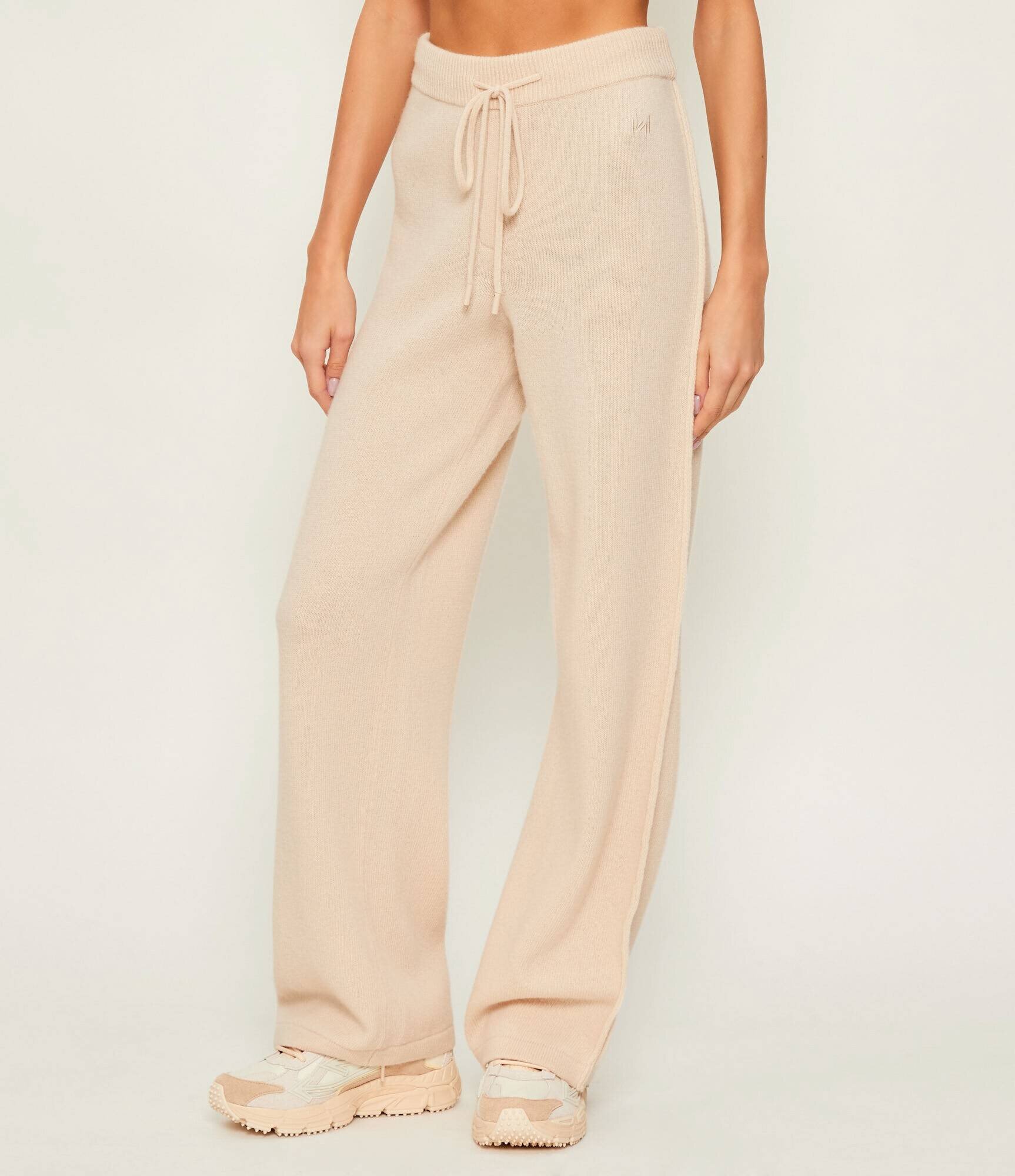 Marella SPORT De lână pantaloni de tricot ELMETTO | Relaxed fit
