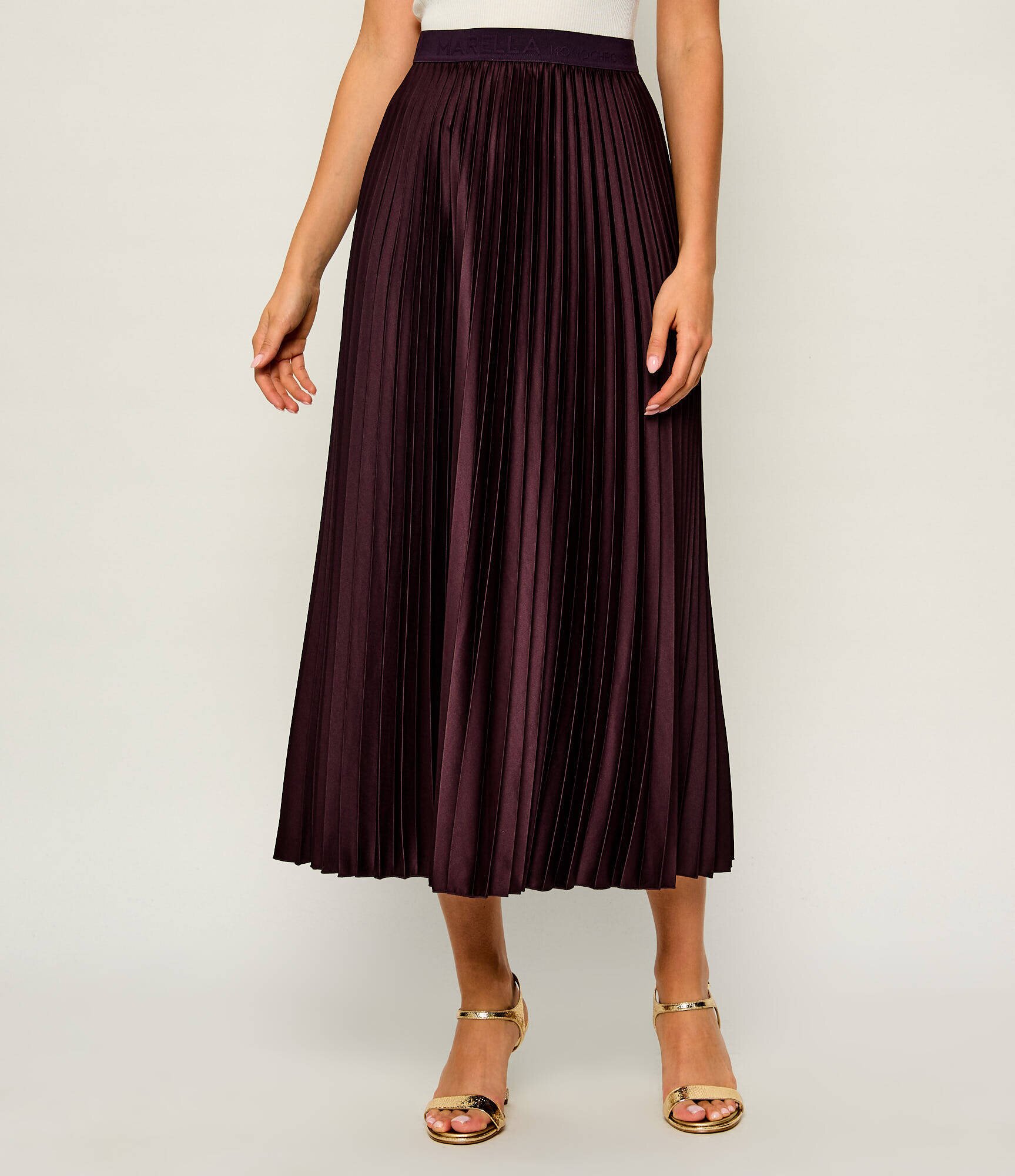 Marella SPORT De satin fustă Mllesodo