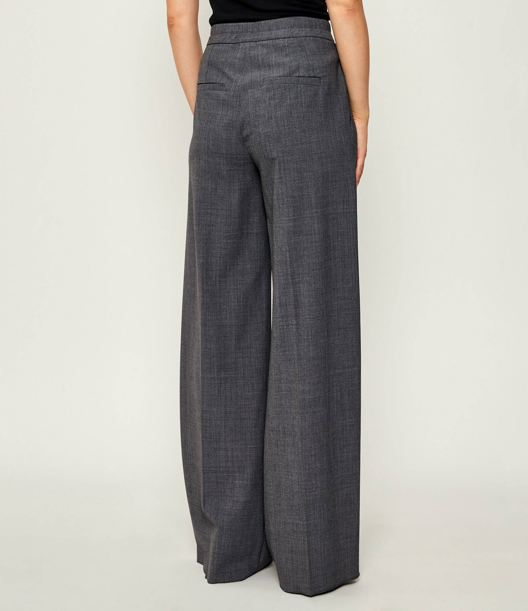 Marella SPORT Pantaloni DIORAMA | Relaxed fit cu adaos de lână